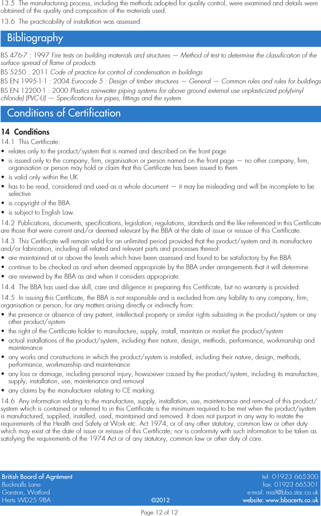 Page 12 of 12 - 3585PS1i1  Freefoam BBA Certificate