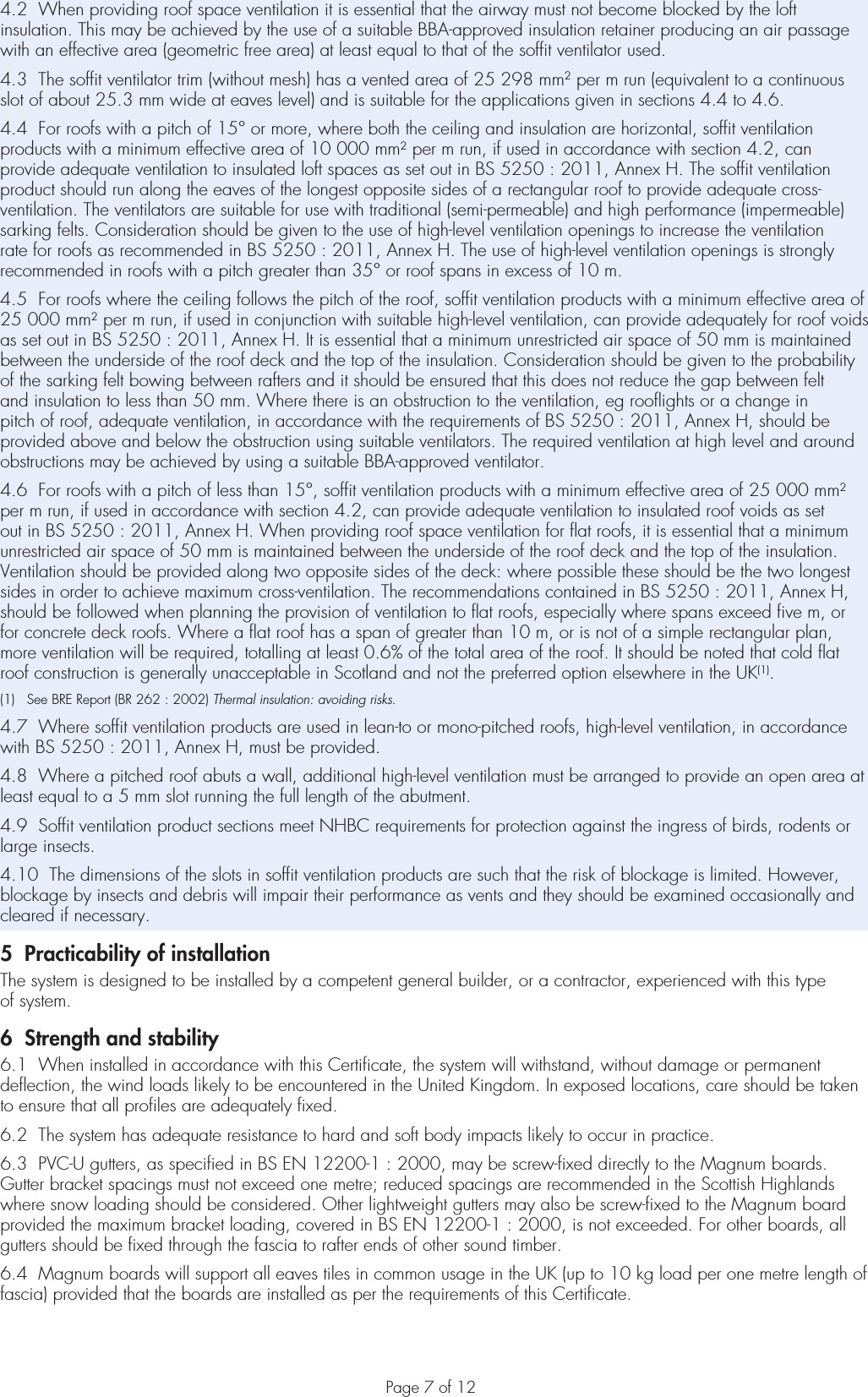 Page 7 of 12 - 3585PS1i1  Freefoam BBA Certificate