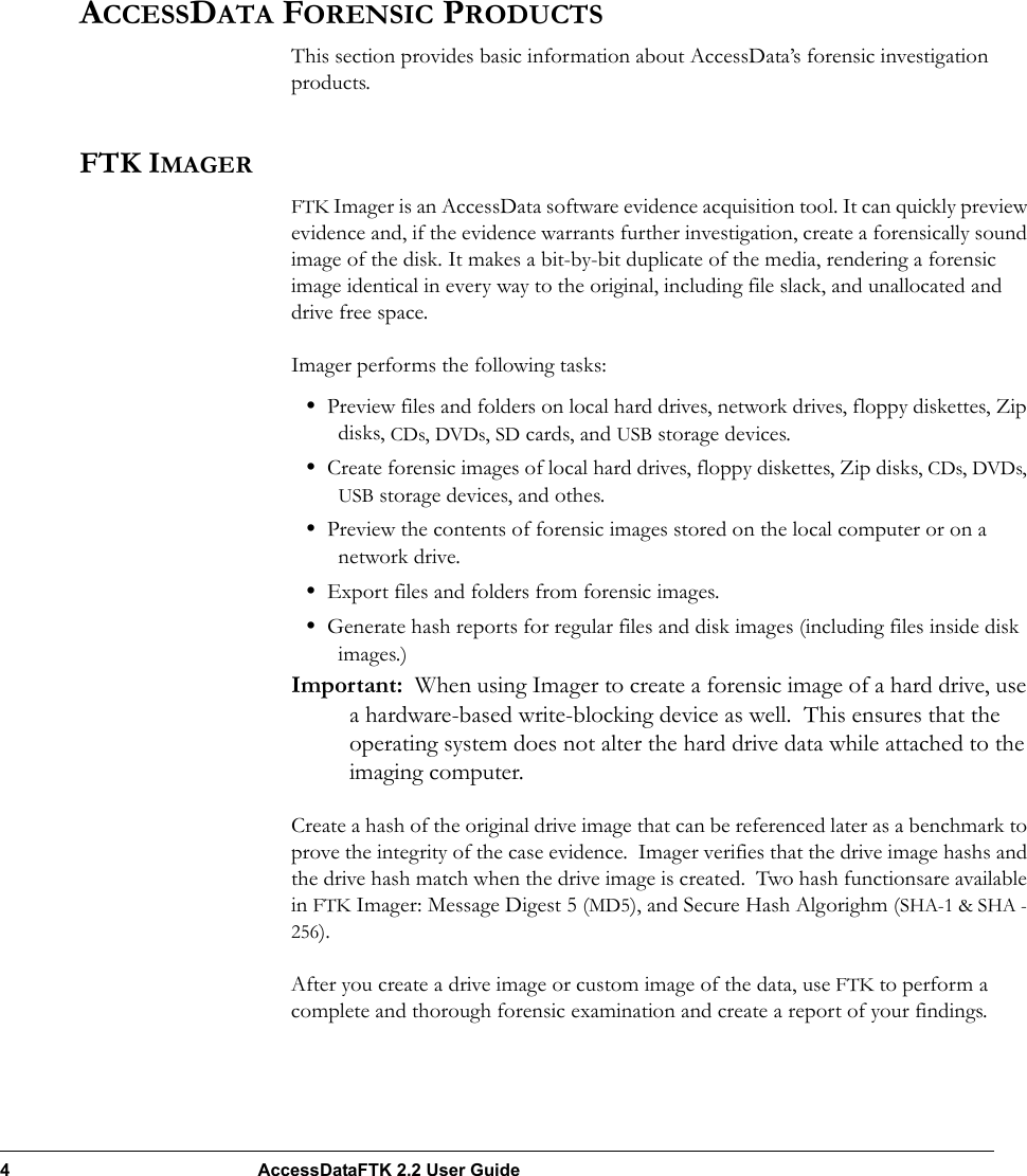 accessdata ftk imager md5