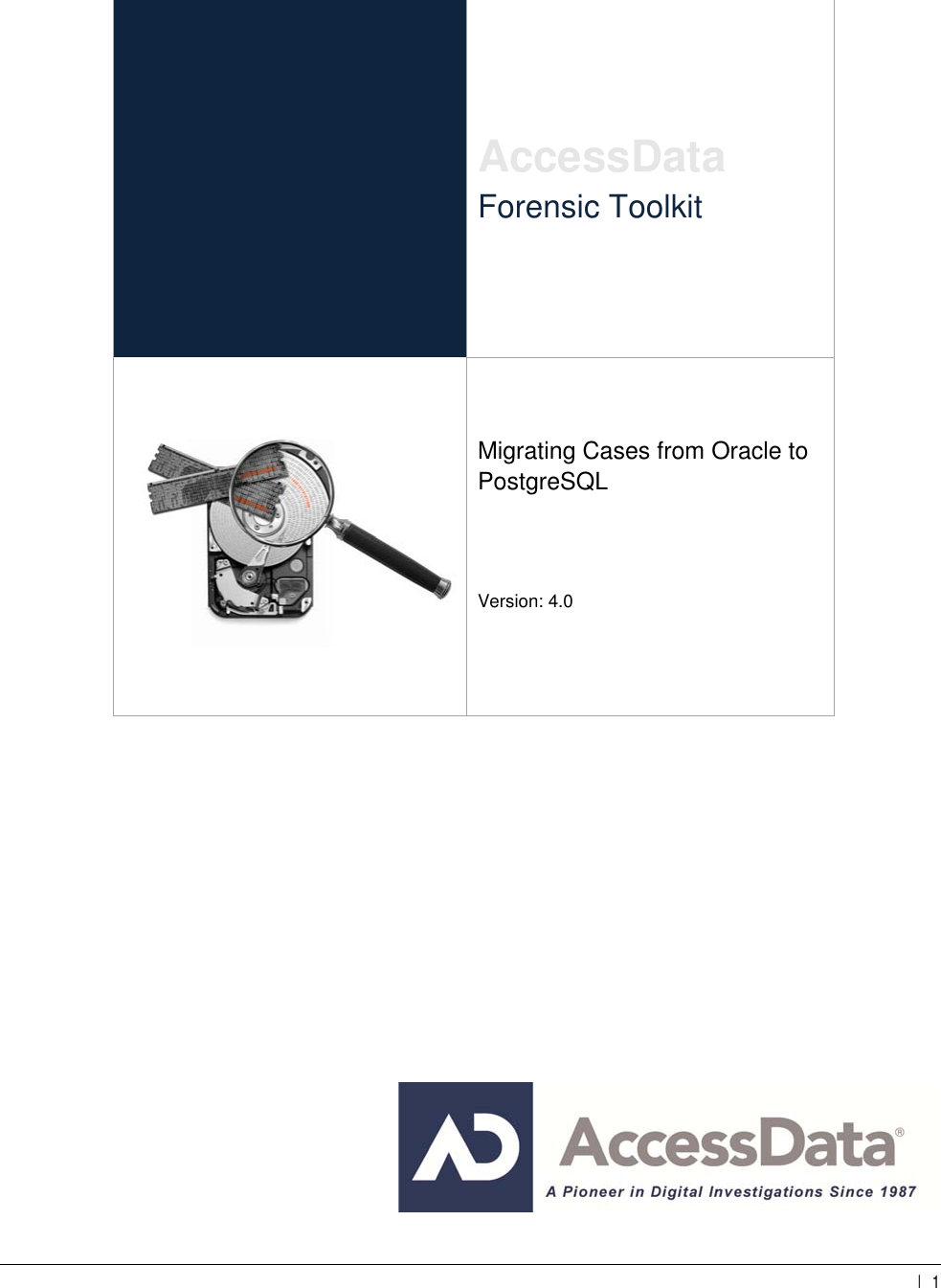 Page 1 of 10 - Migrating_Cases_to Postgresql  FTK 4.0.1 Migrating