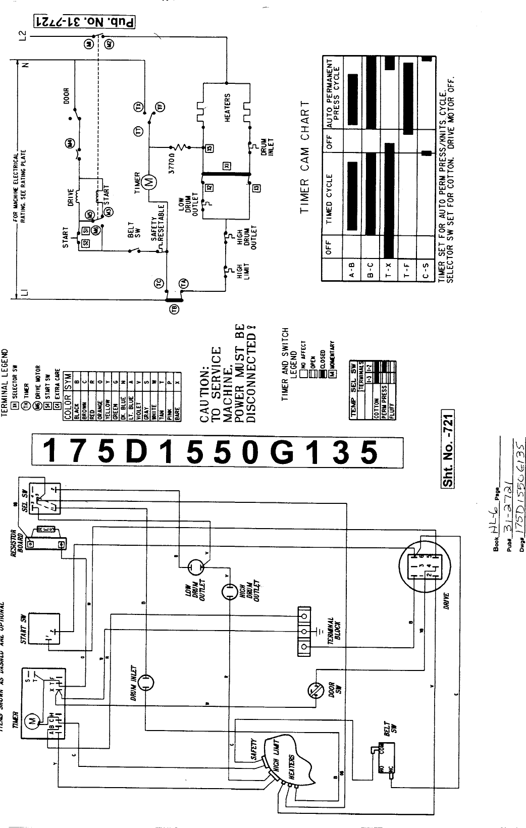 Page 2 of 2 - 31-2721.max  GE Dryer DDE7109 - Mini Manual 31-2721