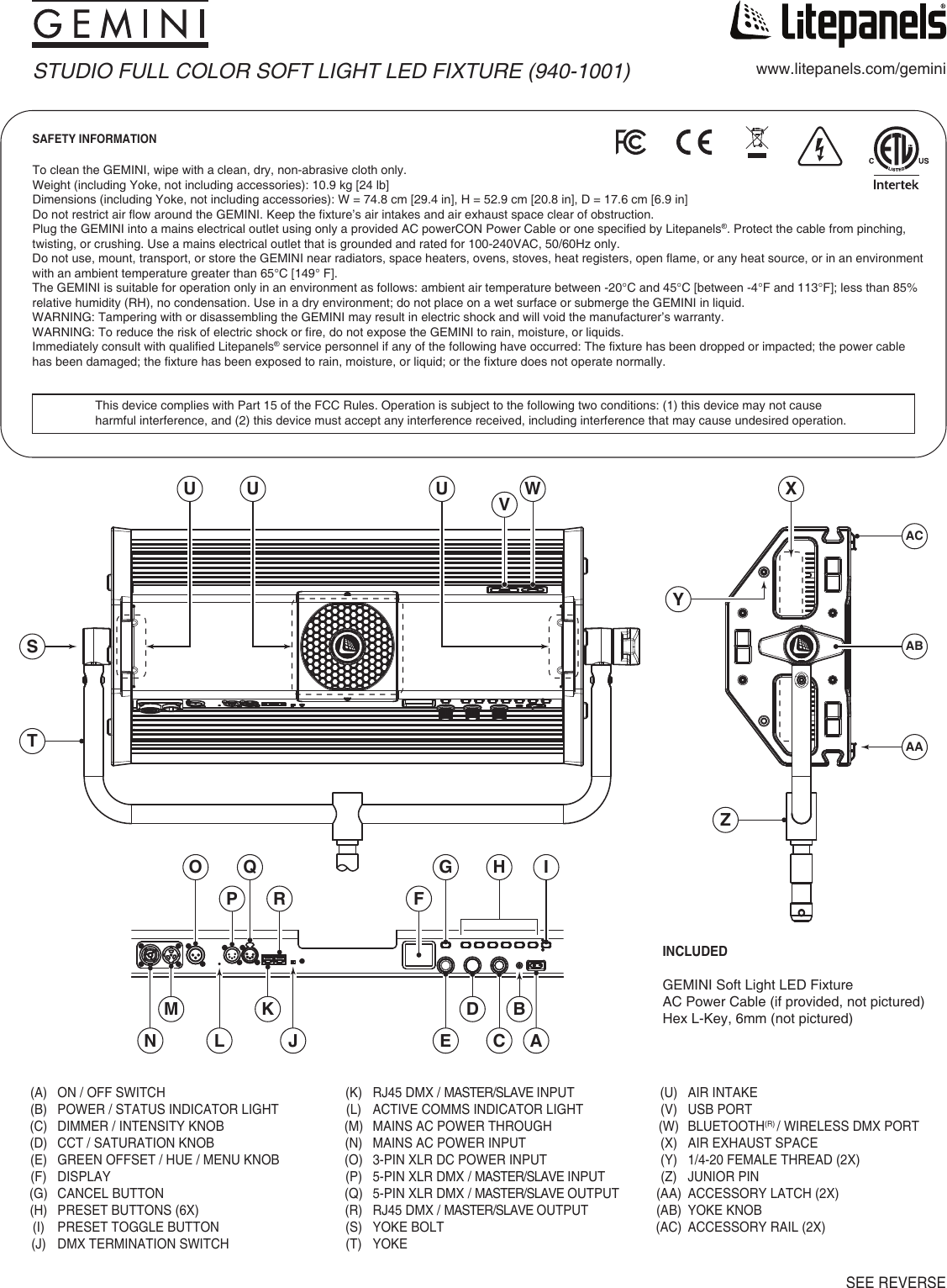 725 0051 A Usr Mnl Ck1 1 Gemini User Guide