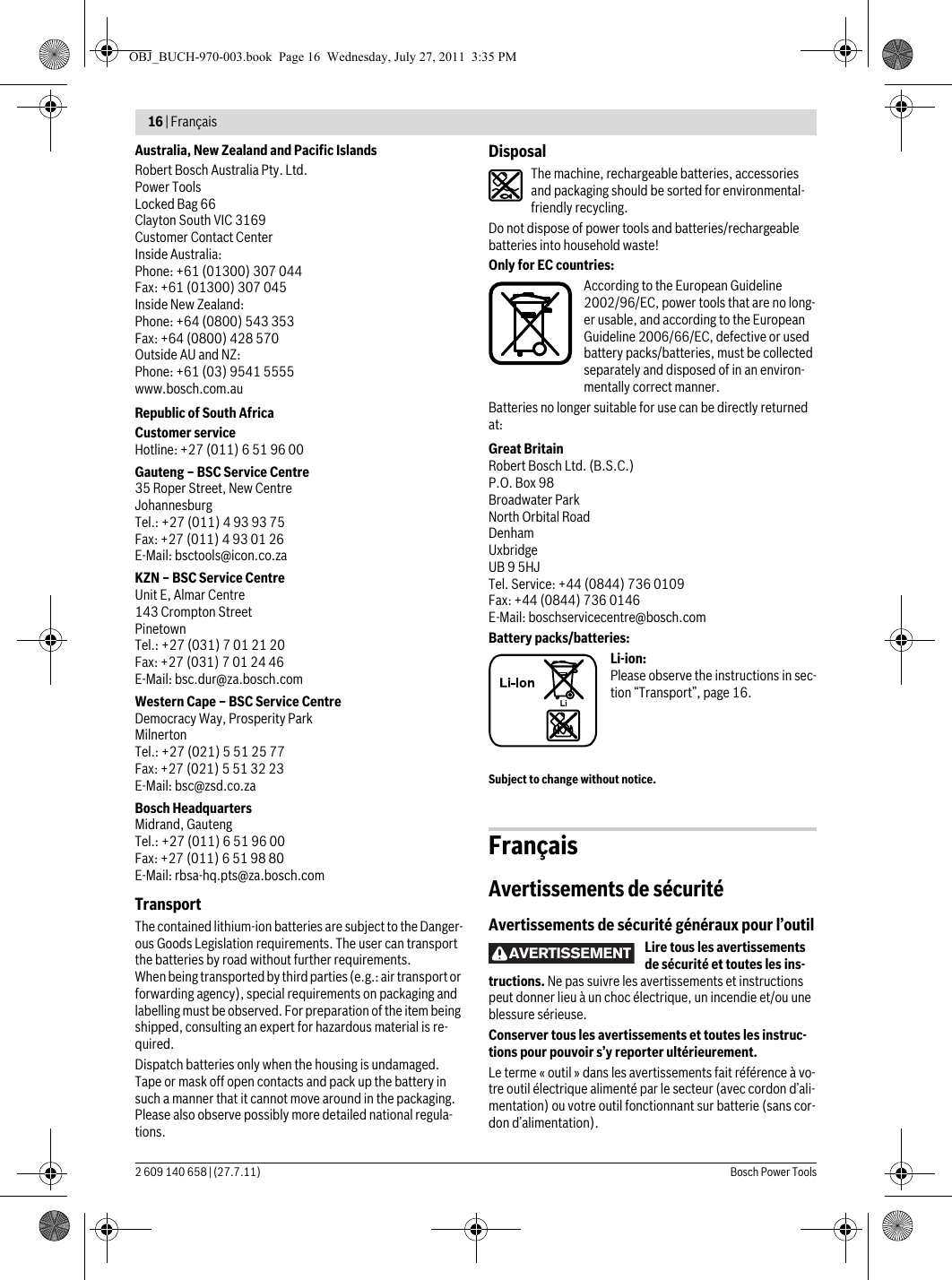 Gsr 10 8 2 Li Professional Manual