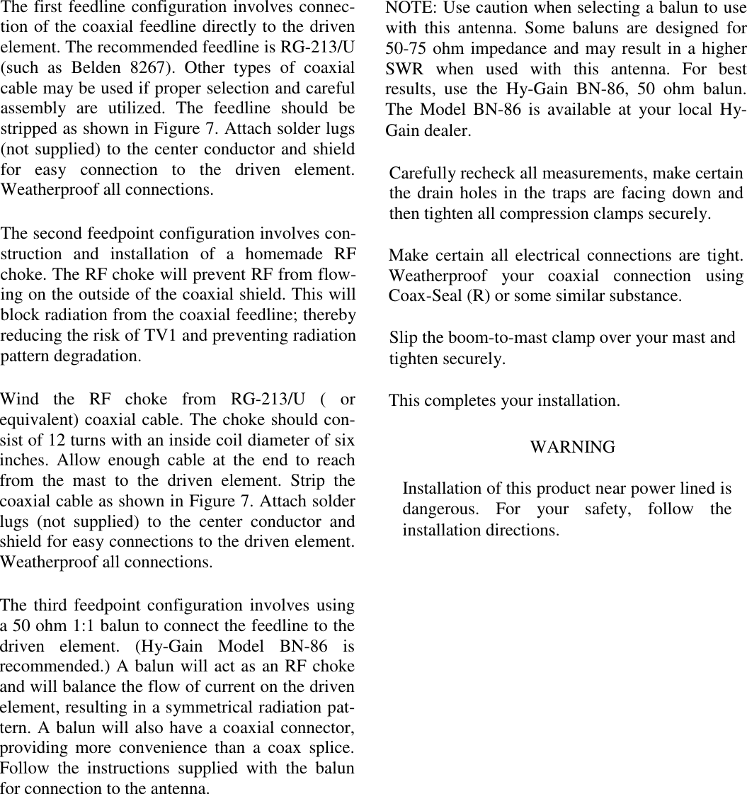 Page 9 of 11 - HY-GAIN--TH-3JRS-3BD BEAM
