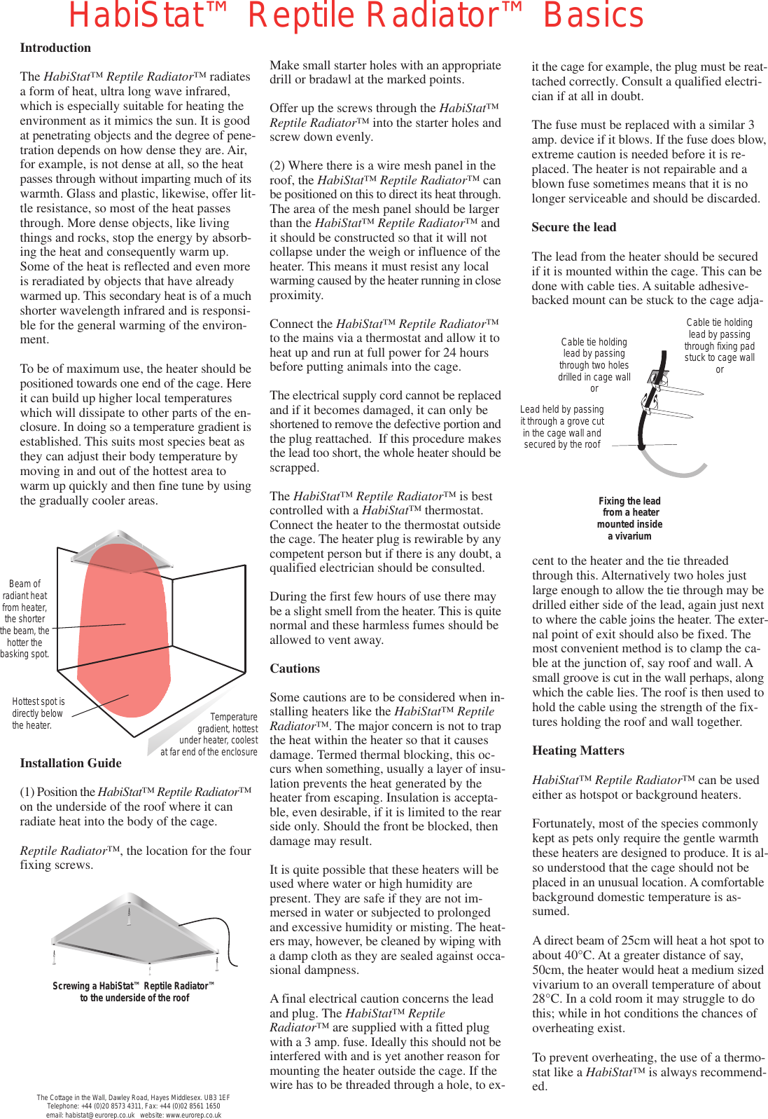 Page 2 of 2 - Habistat Reptile Radiator