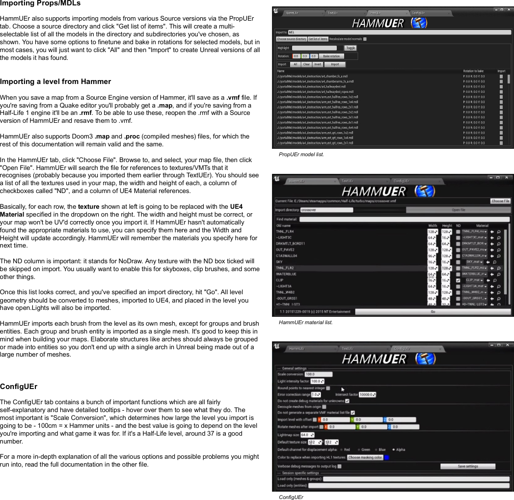 Page 2 of 2 - HammUEr Quick-start Guide Hamm UEr