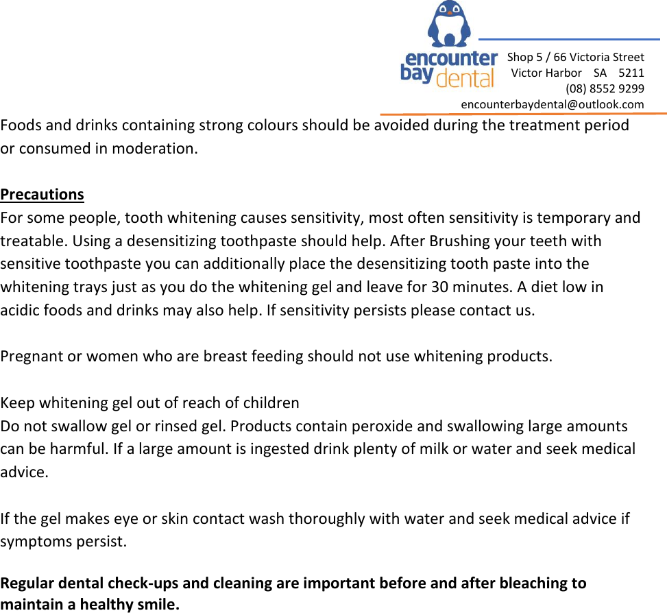 Page 2 of 2 - Home-Bleaching-Instructions