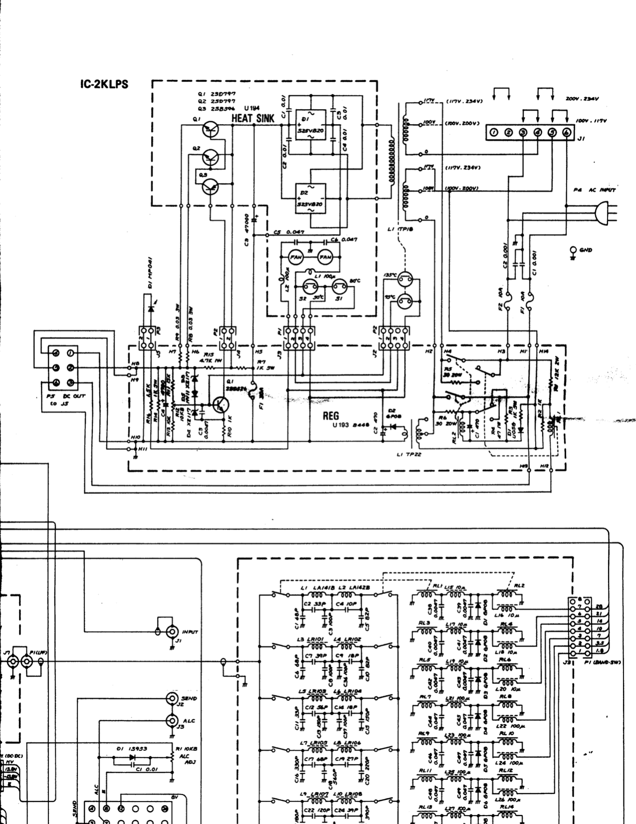 Page 1 of 1 - ICOM--IC-2KL-PS-schematic