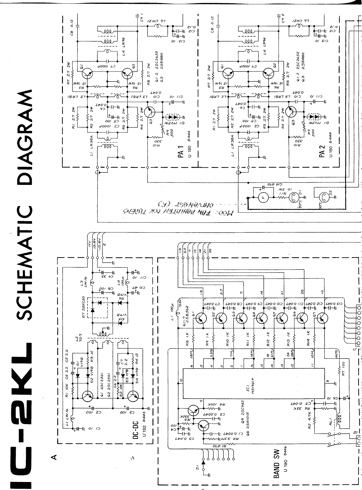 Page 1 of 4 - ICOM--IC-2KL-PS-schematic-diagram
