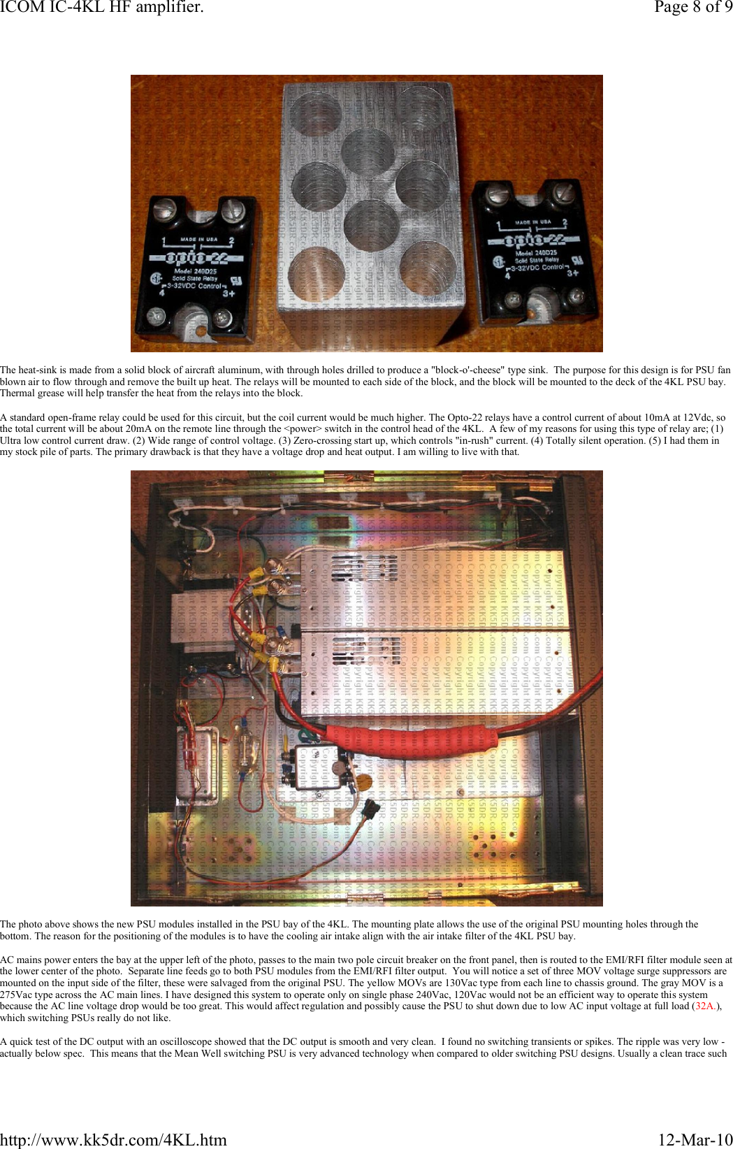 Page 8 of 9 - ICOM--IC-4KL-HF-solid-state-1k W-amplifier