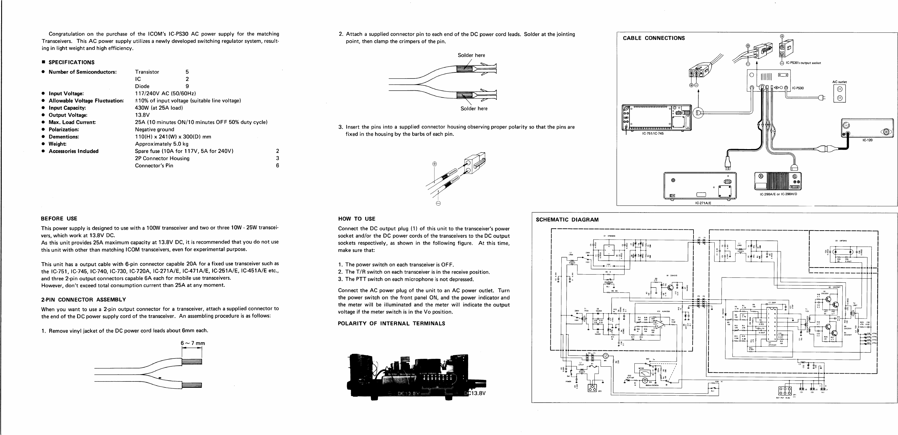 Page 2 of 2 - ICOM--IC-PS30-user-manual