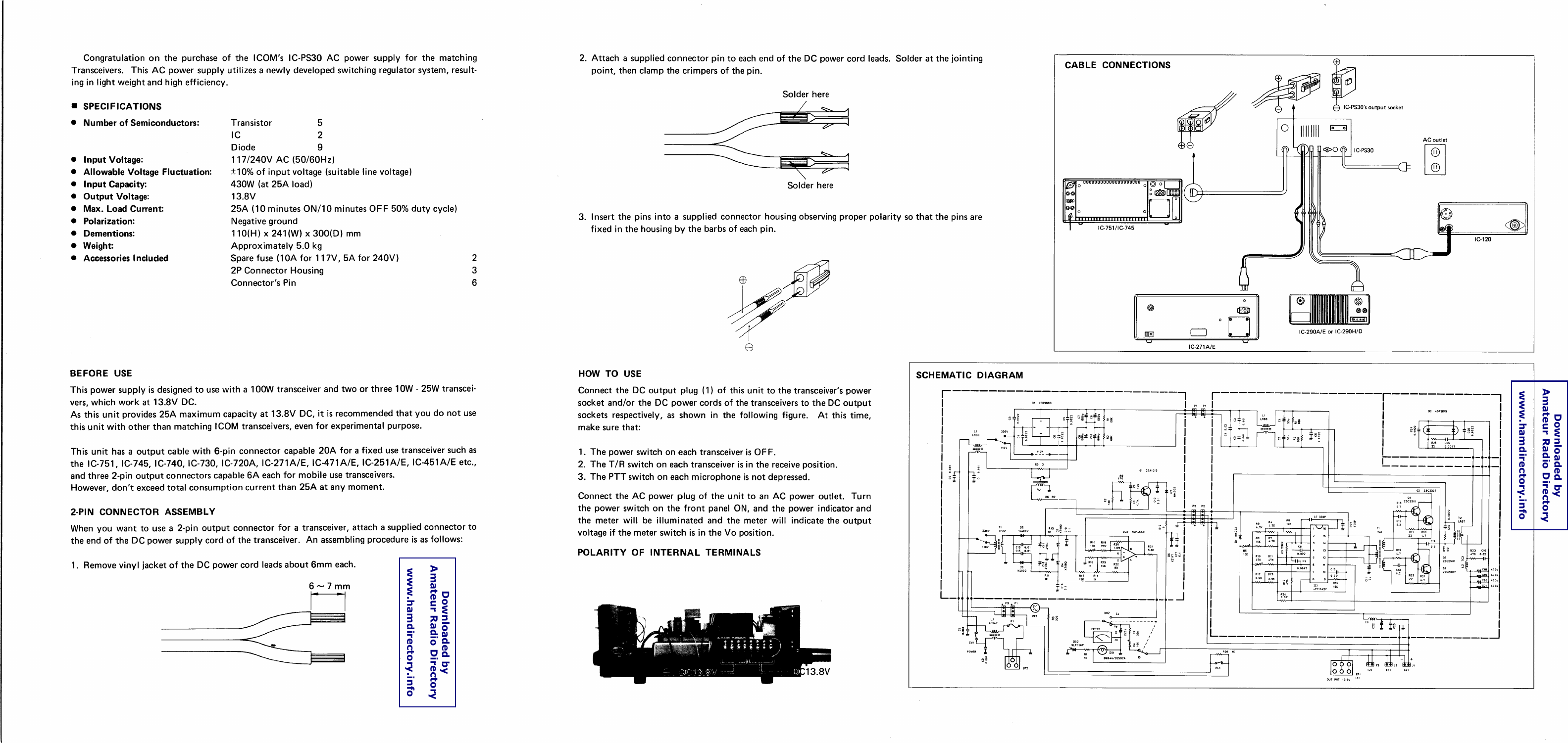 Page 2 of 2 - ICOM IC-PS30 - User Manual ICOM--PS-30-user-manual