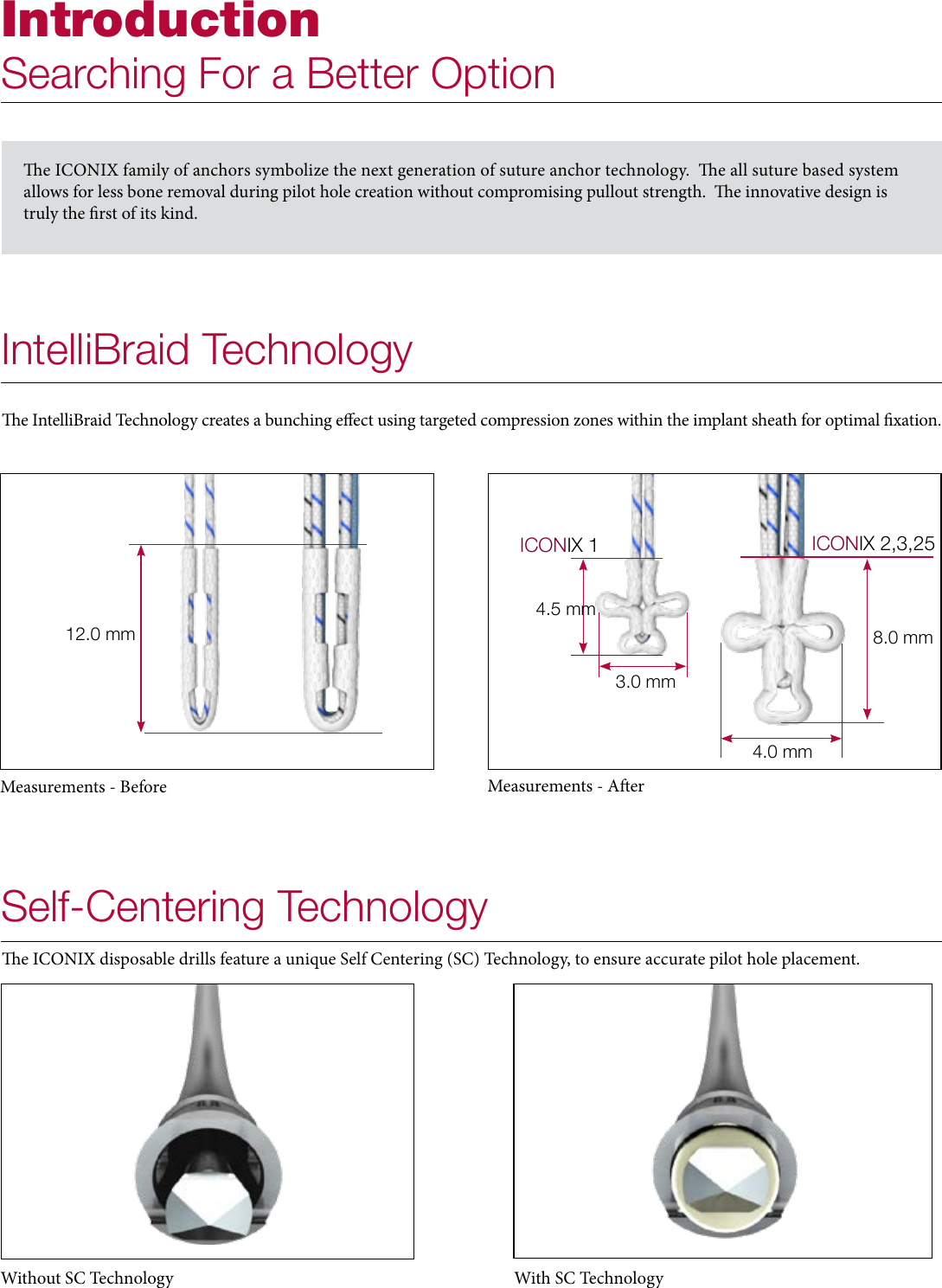 Page 2 of 8 - Iconix All Suture Anchor Brochure