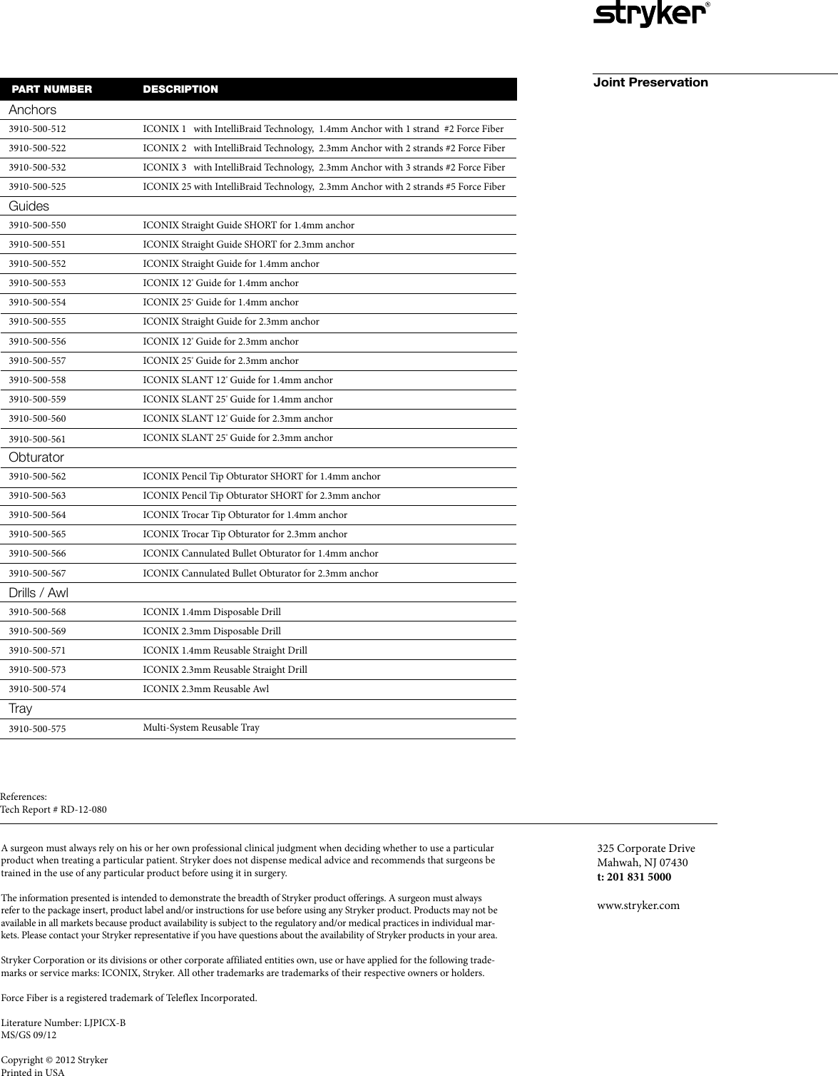 Page 8 of 8 - Iconix All Suture Anchor Brochure