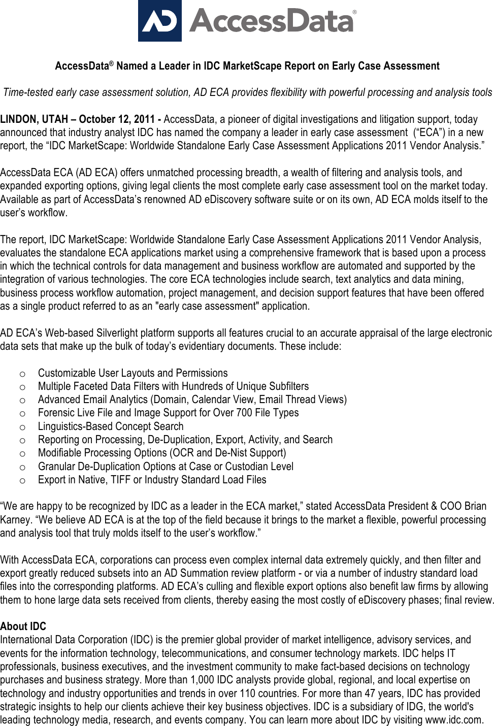 Page 1 of 2 - IDC MarketScape Report  IDC-Market Scape-Report