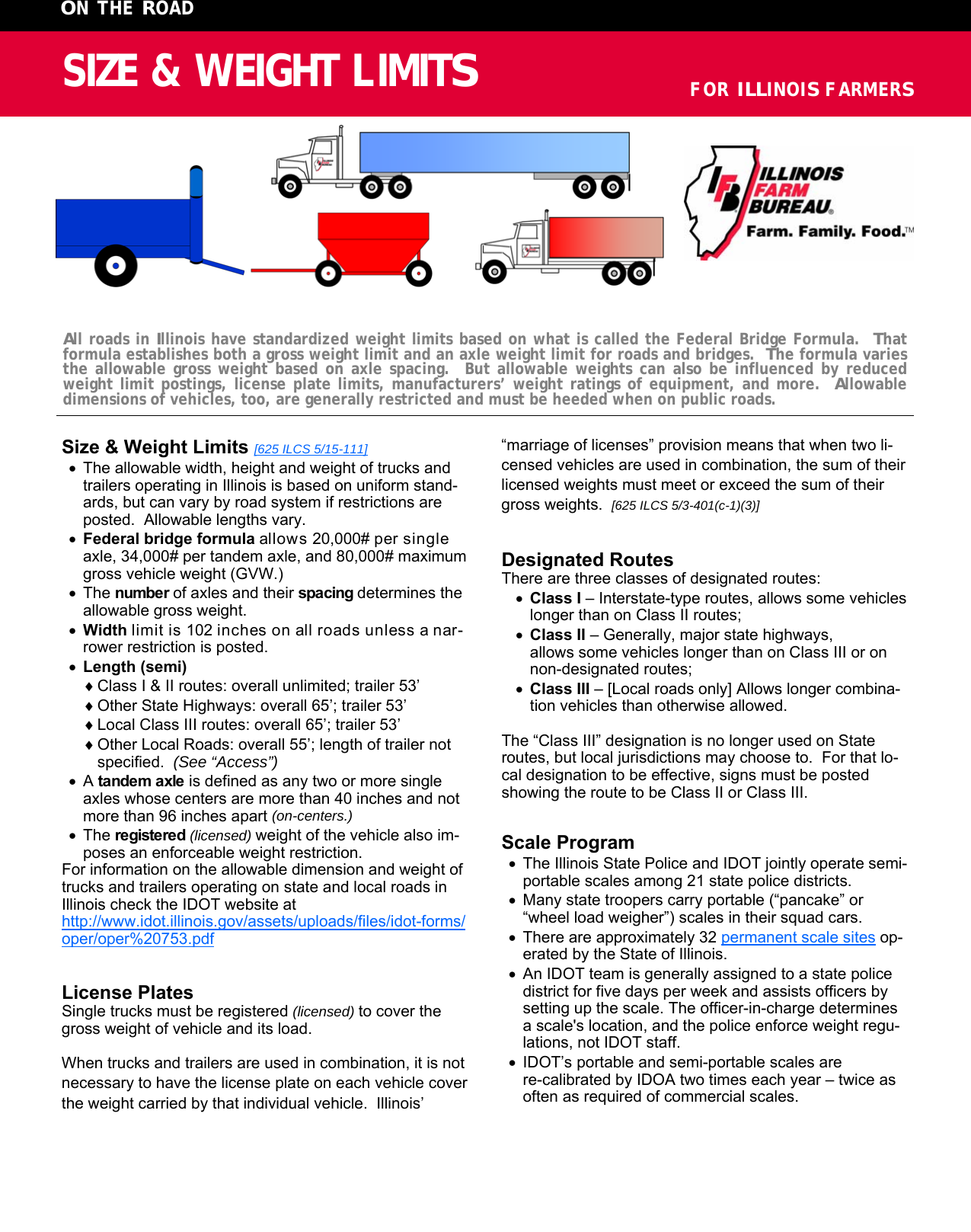Page 1 of 4 - Truck & Trailer Size Weight 2017-12 Illinois-Truck-Weight-Limits-Tolerances