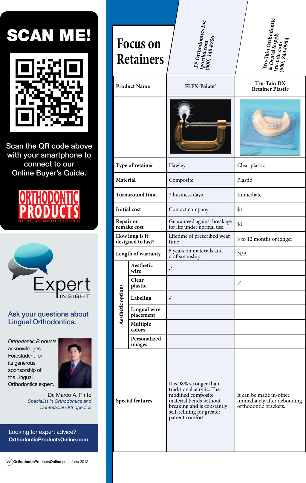 Page 6 of 6 - Images Editorial Orthodontic-products Pdf OP Focus Retainers June2012