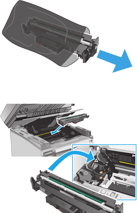 Как вставить барабан в принтер hp laserjet pro mfp m132fn