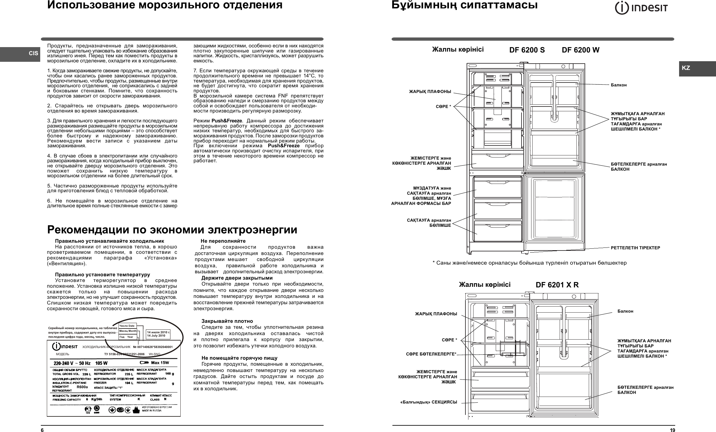 Инструкция холодильника Индезит b20fnf