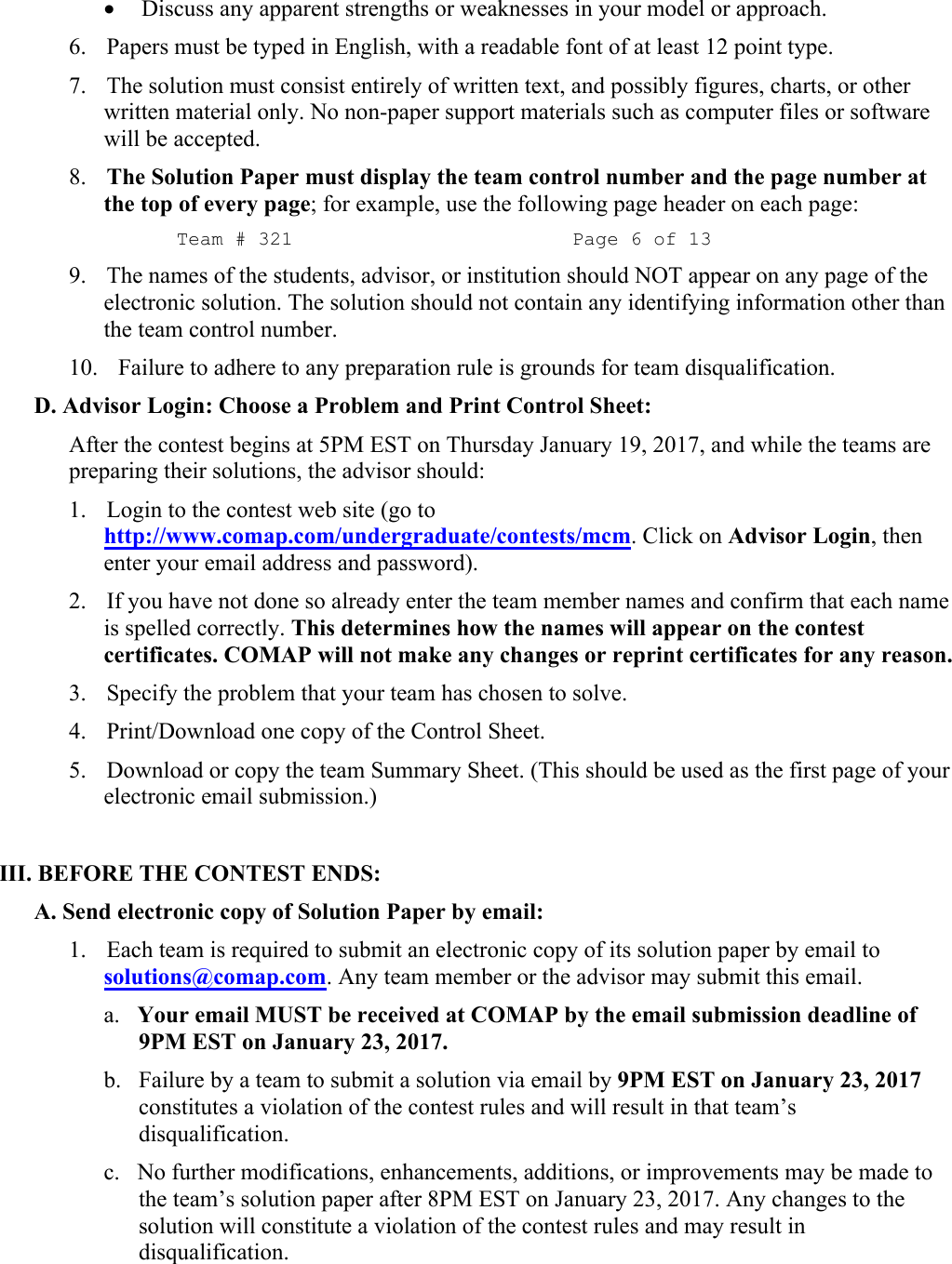 Page 6 of 10 - MCM/ICM Con Rules, Registration And Instructions