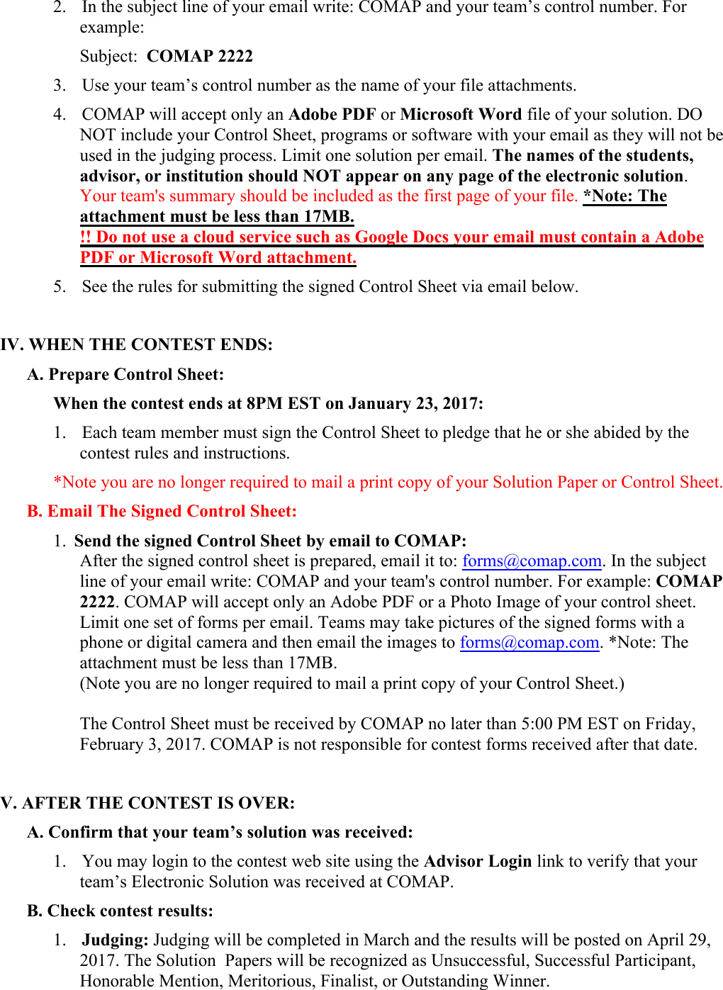 Page 7 of 10 - MCM/ICM Con Rules, Registration And Instructions
