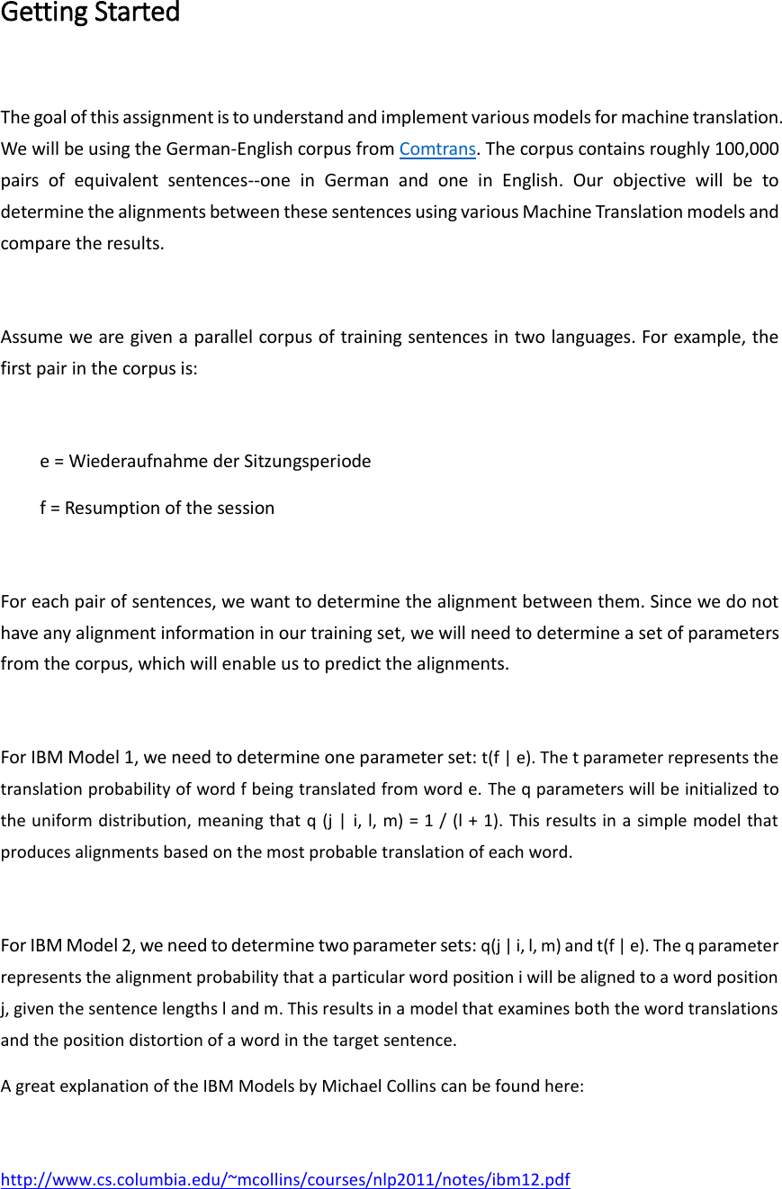 Page 2 of 9 - COMS 4705 – Natural Language Processing Spring 2015 Instructions
