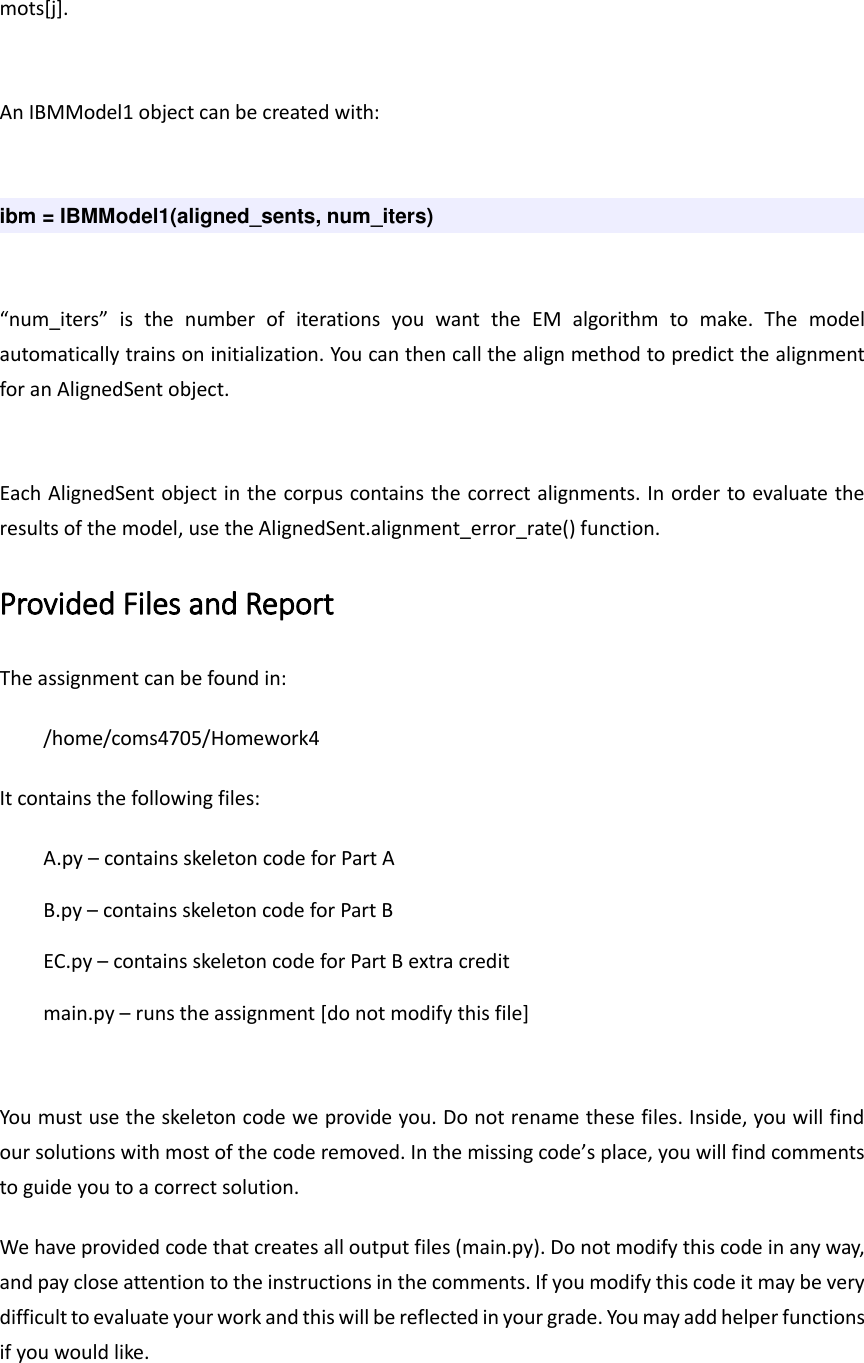 Page 5 of 9 - COMS 4705 – Natural Language Processing Spring 2015 Instructions