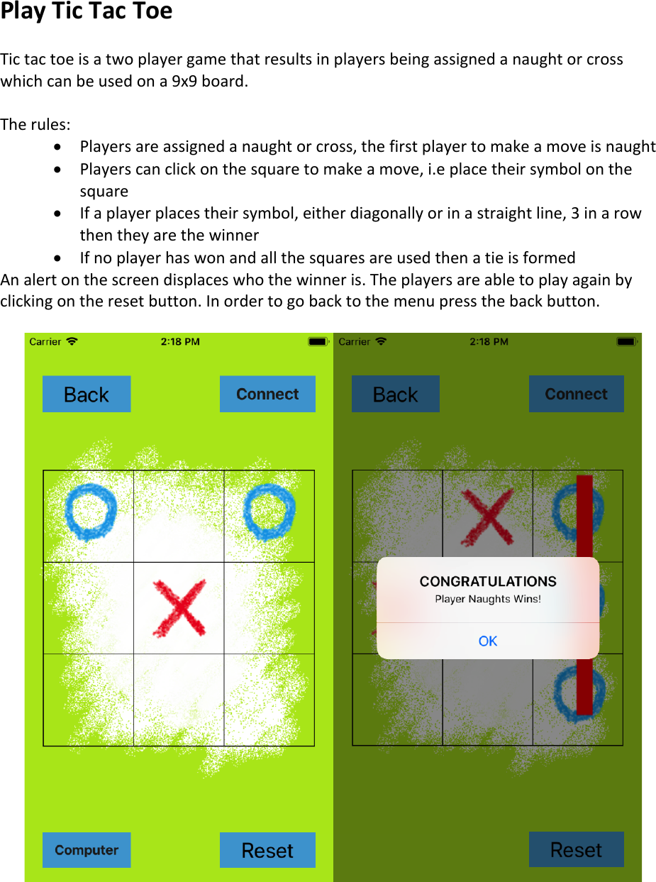 Page 3 of 4 - Instructions For Tic Tac Toe