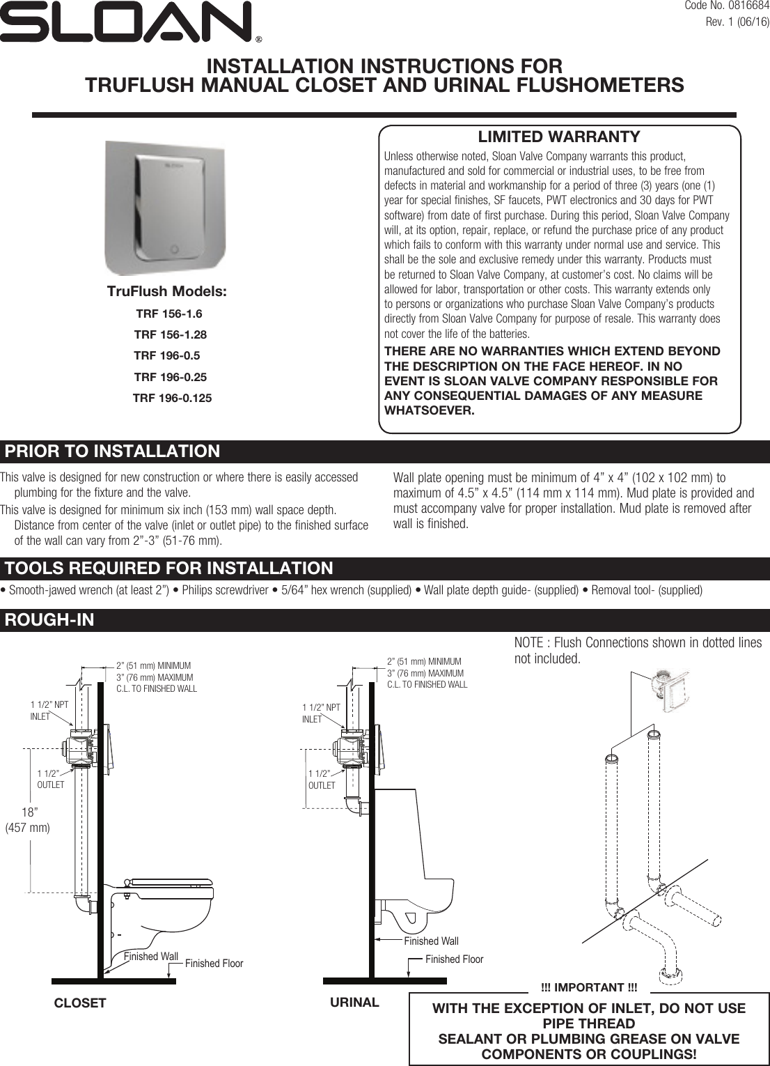 Page 1 of 8 - Instructivo-tru-flush-manual-installation-guide-703430001