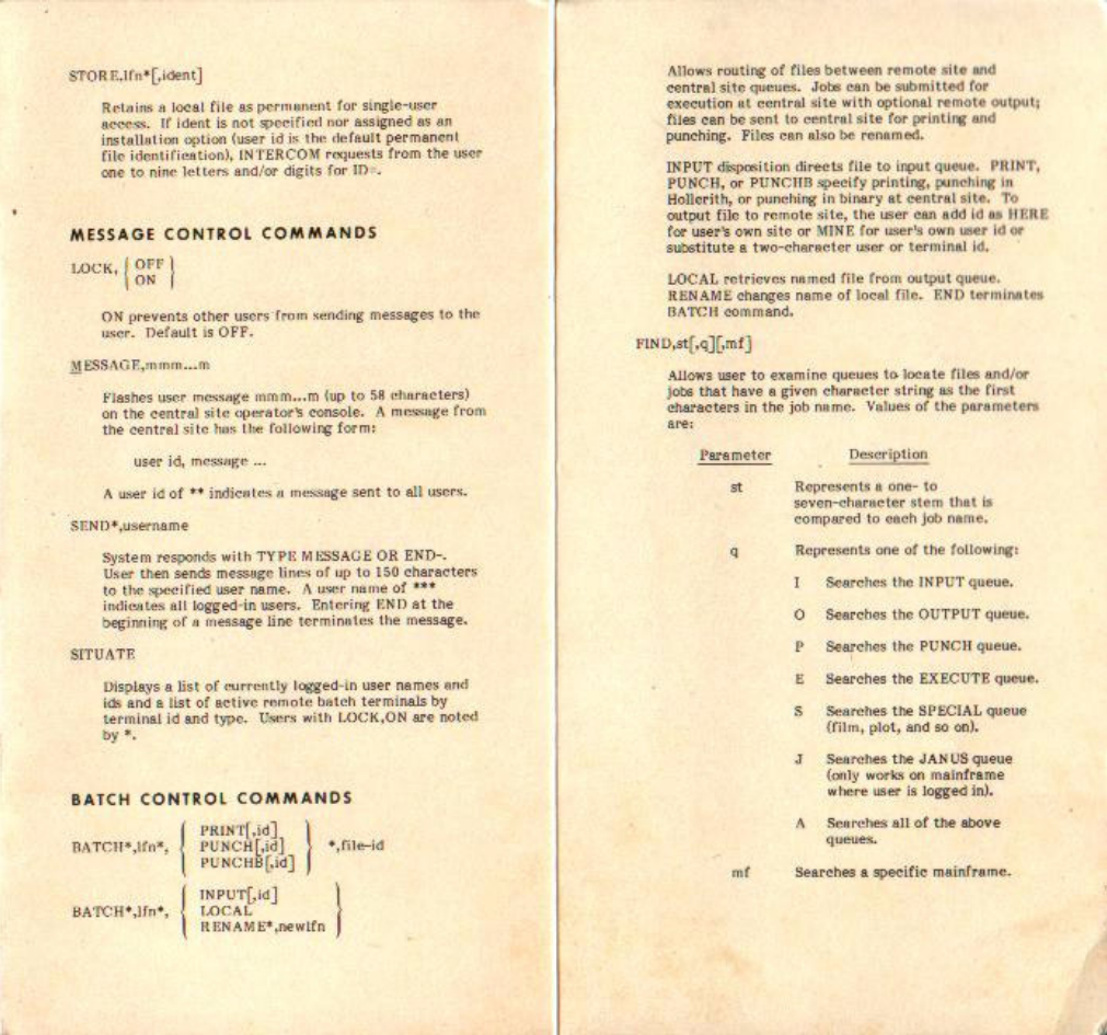 Word Pro Command Summary