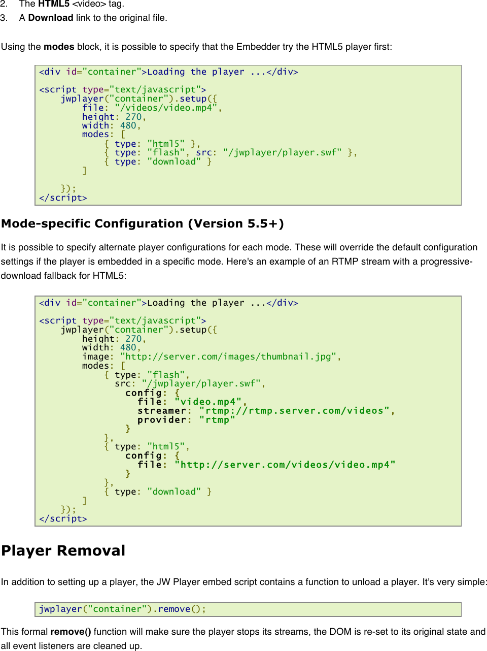 Page 7 of 7 - JW Player Quick Start Guide