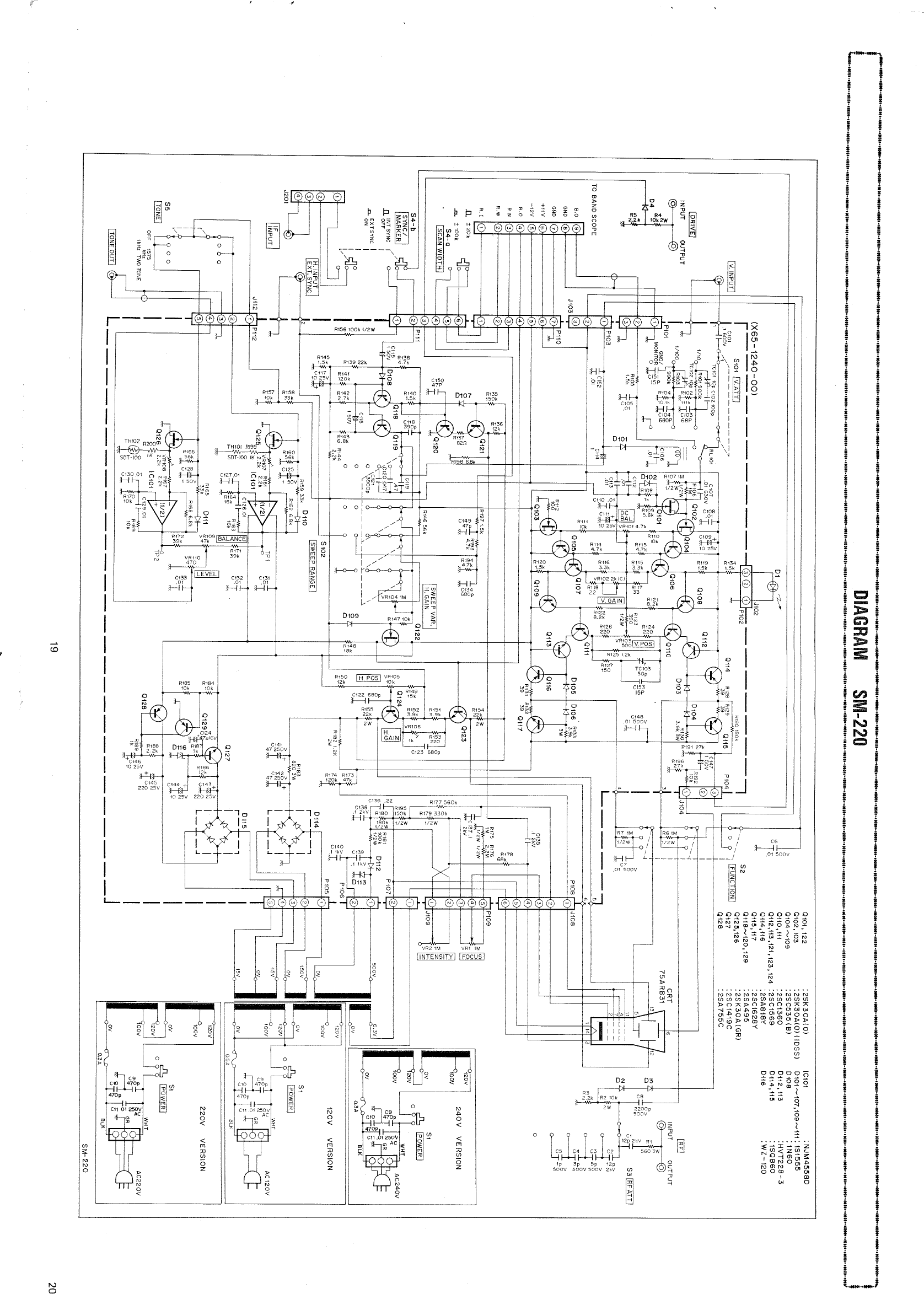 KENWOOD SM 220 Schematic