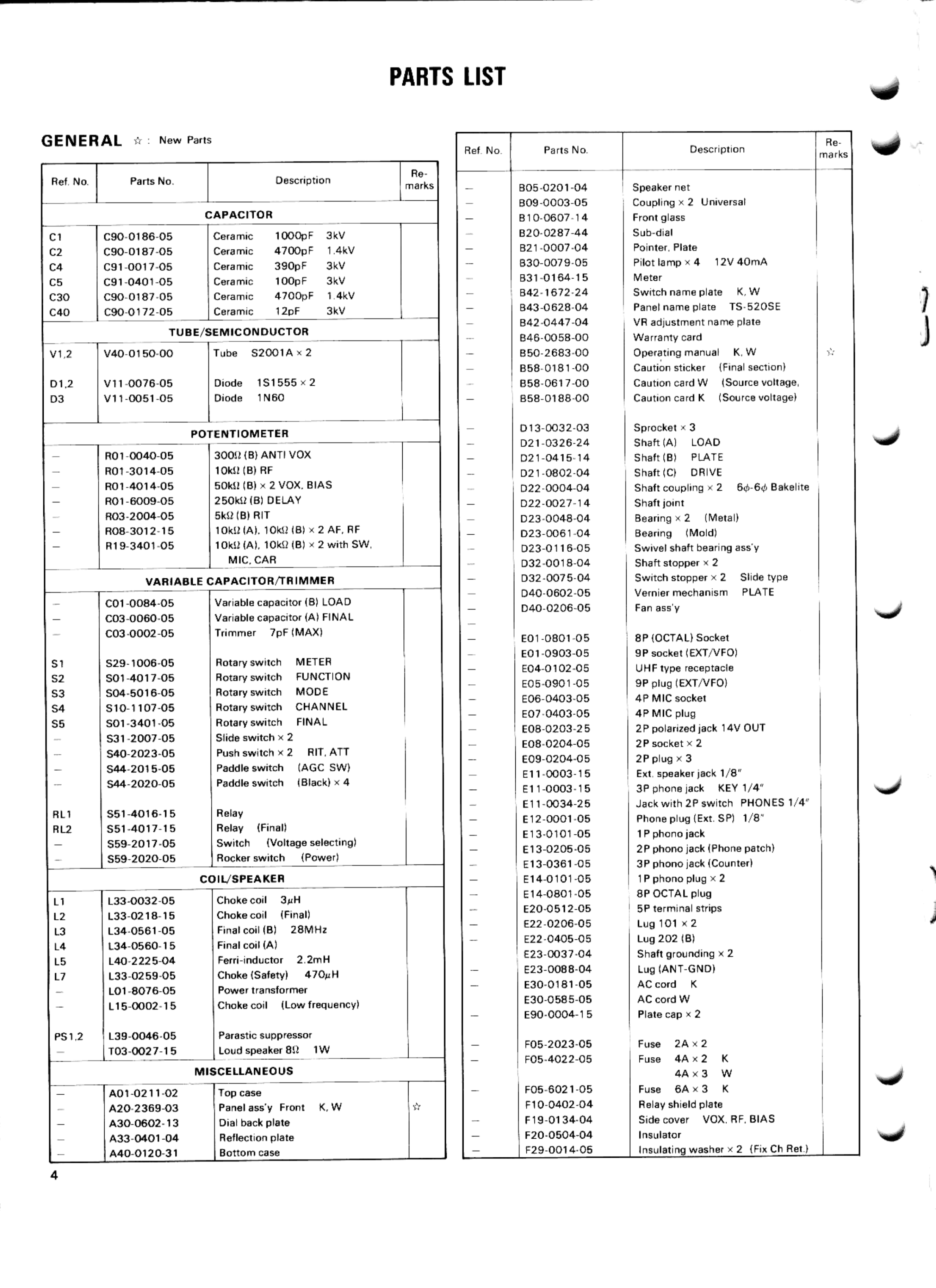 Page 4 of 11 - KENWOOD--TS-520E-Service-Manual