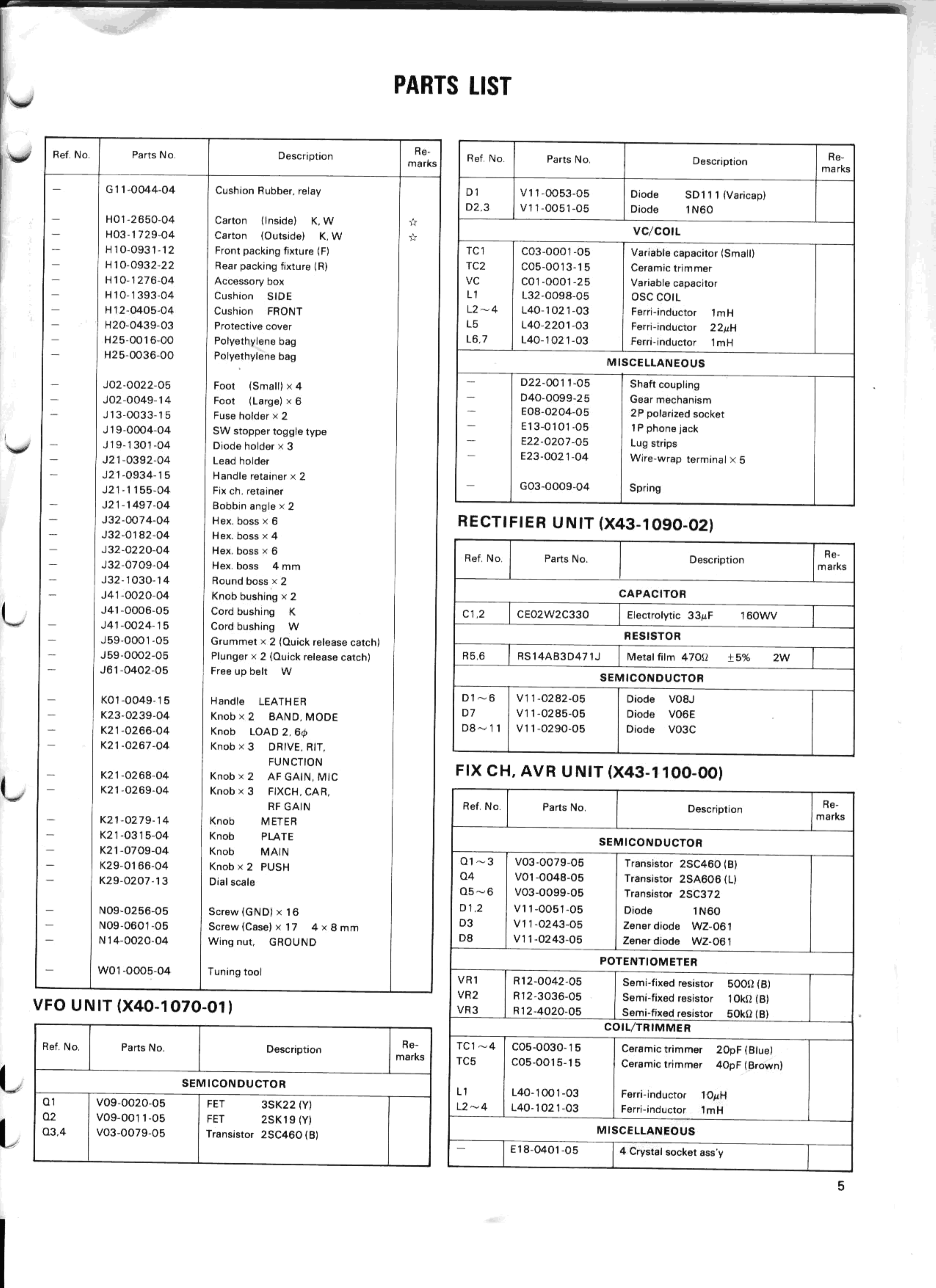 Page 5 of 11 - KENWOOD--TS-520E-Service-Manual