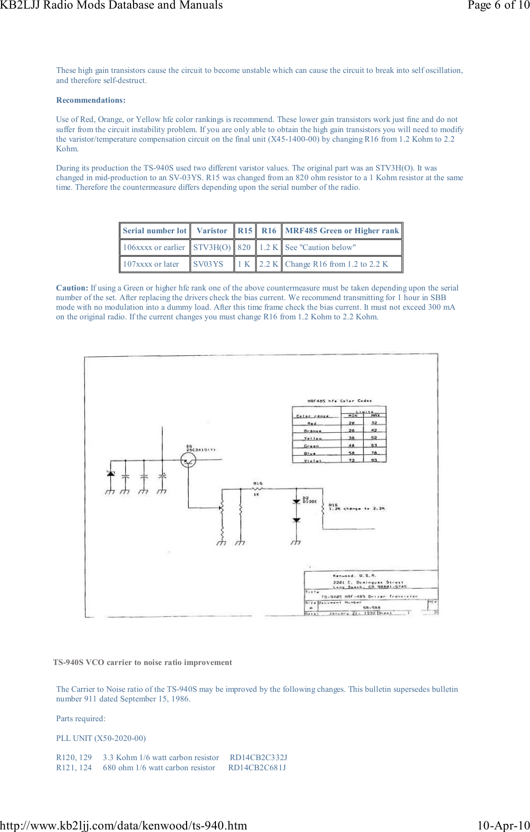Page 6 of 10 - KENWOOD--TS-940S-MODIFS