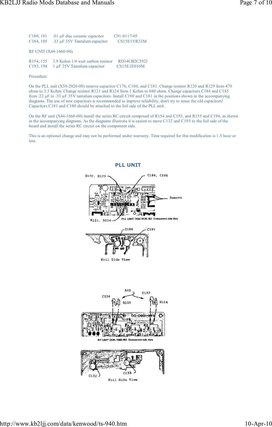 Page 7 of 10 - KENWOOD--TS-940S-MODIFS