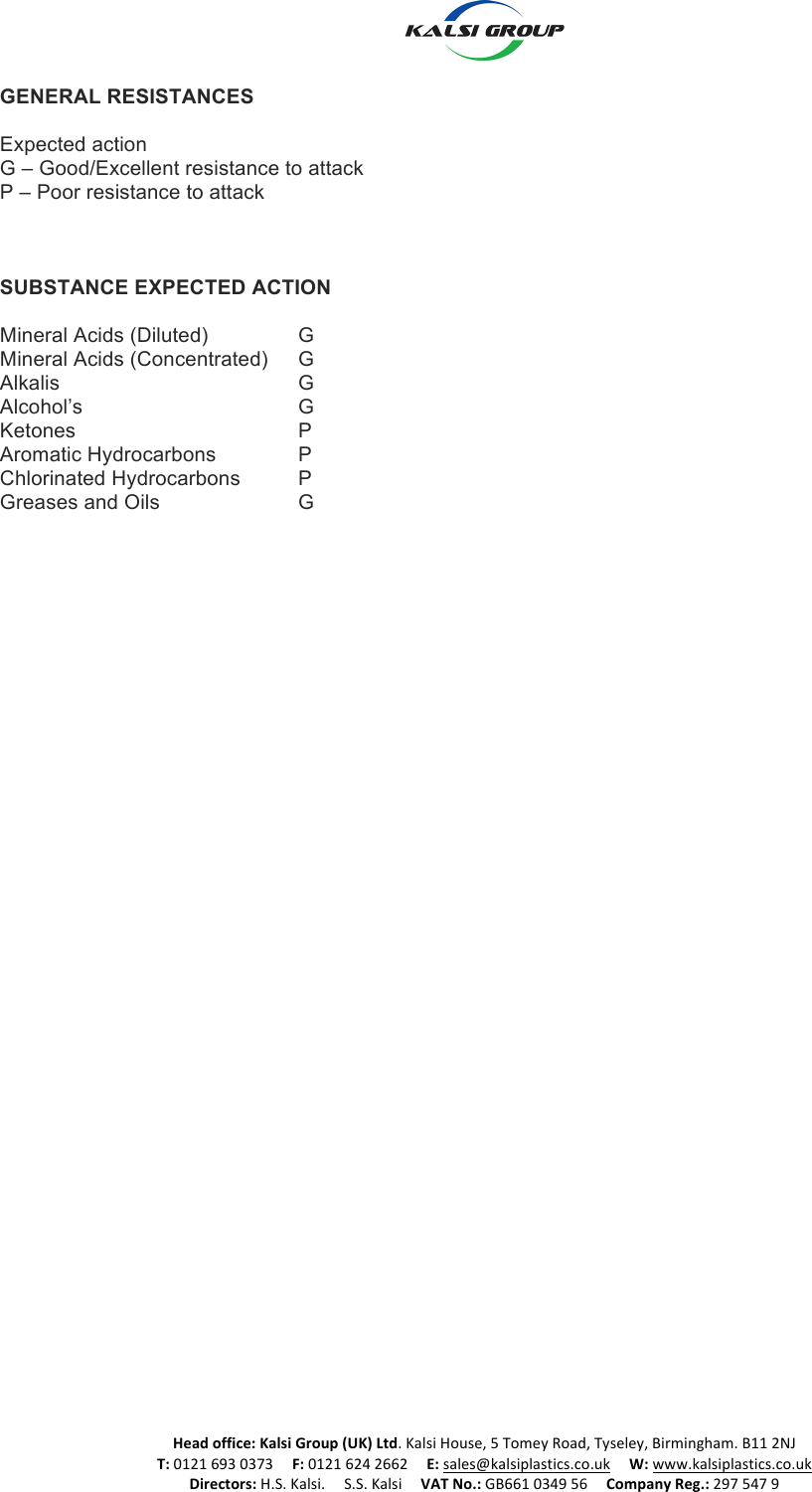 Page 2 of 2 - KALSI PLASTICS Underground Spec Sheet 210909x  210909