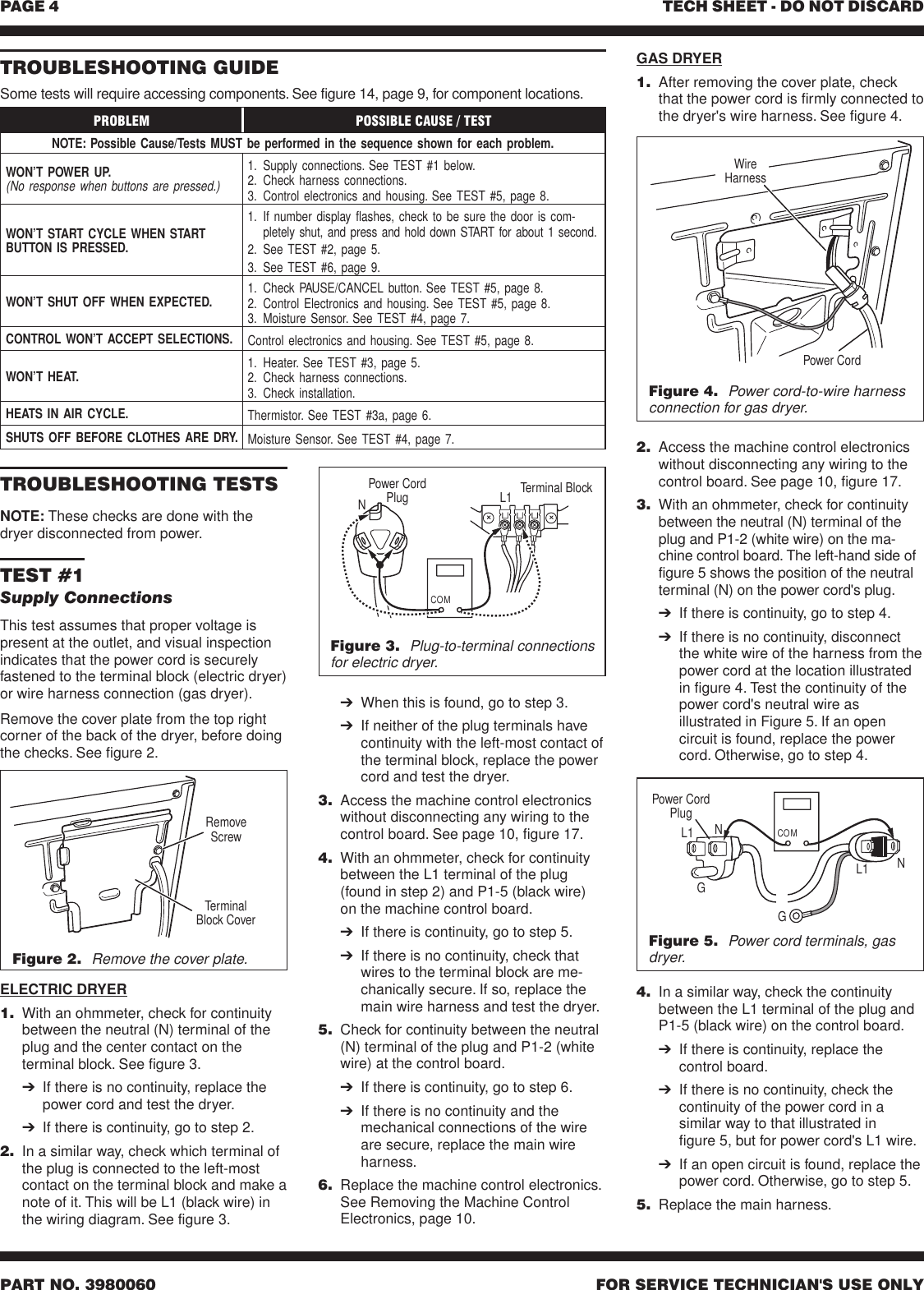 Page 4 of 12 - ZB20734_3980060.vp  Kenmore - Whirlpool Dryer Tech-Sheet 110.82832100