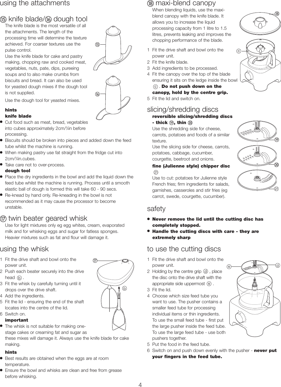Page 5 of 11 - 57832 B5 FP730 English Only  KENWOOD FP 734