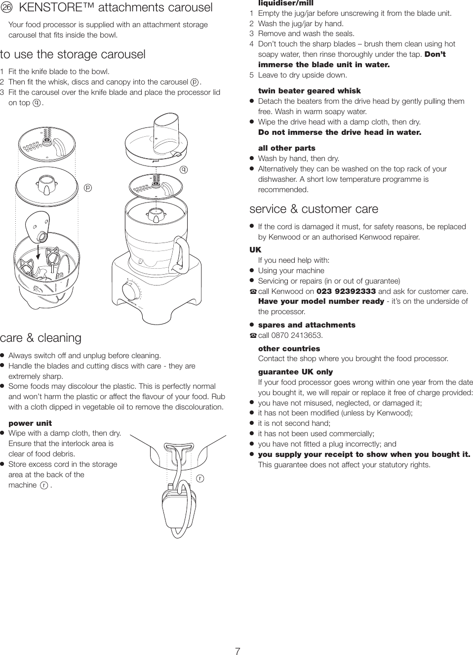 Page 8 of 11 - 57832 B5 FP730 English Only  KENWOOD FP 734