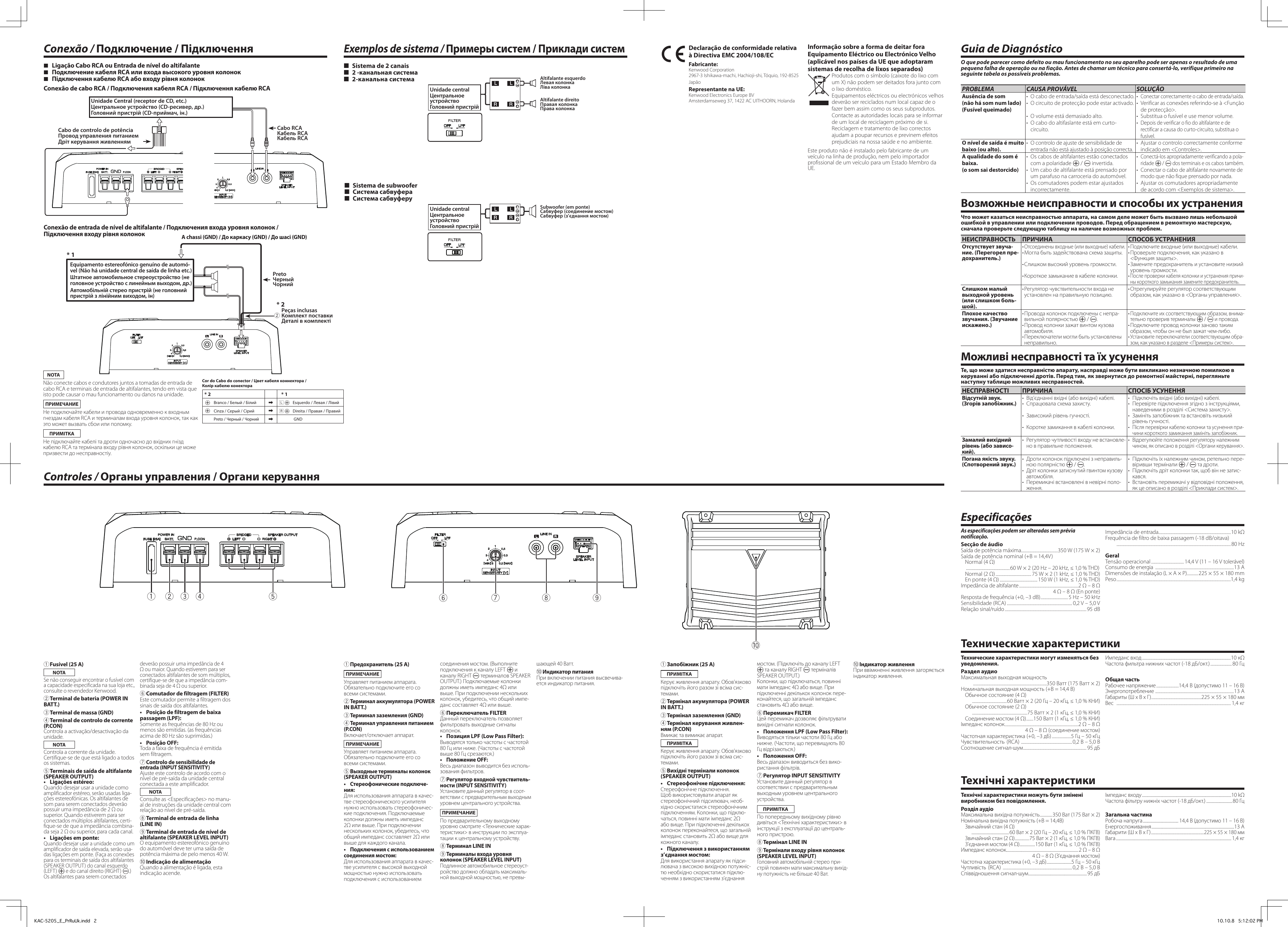 Схема kenwood kac 6401 схема