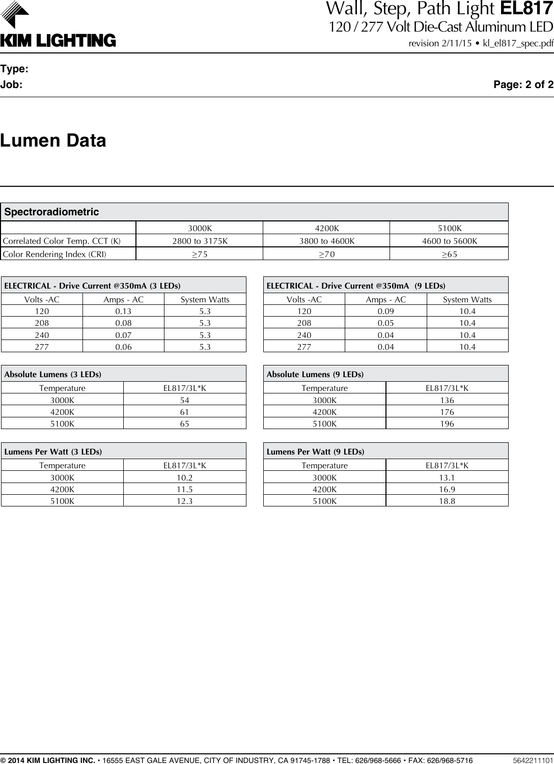 Page 2 of 2 - Kl El817 Spec