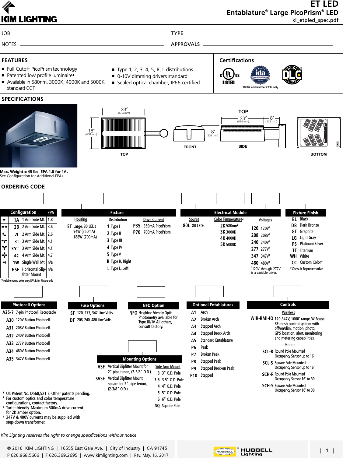 Page 1 of 5 - Kl Etpled Spec