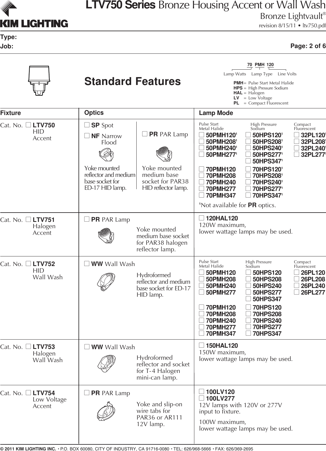 Page 2 of 6 - Kl Ltv750 Spec