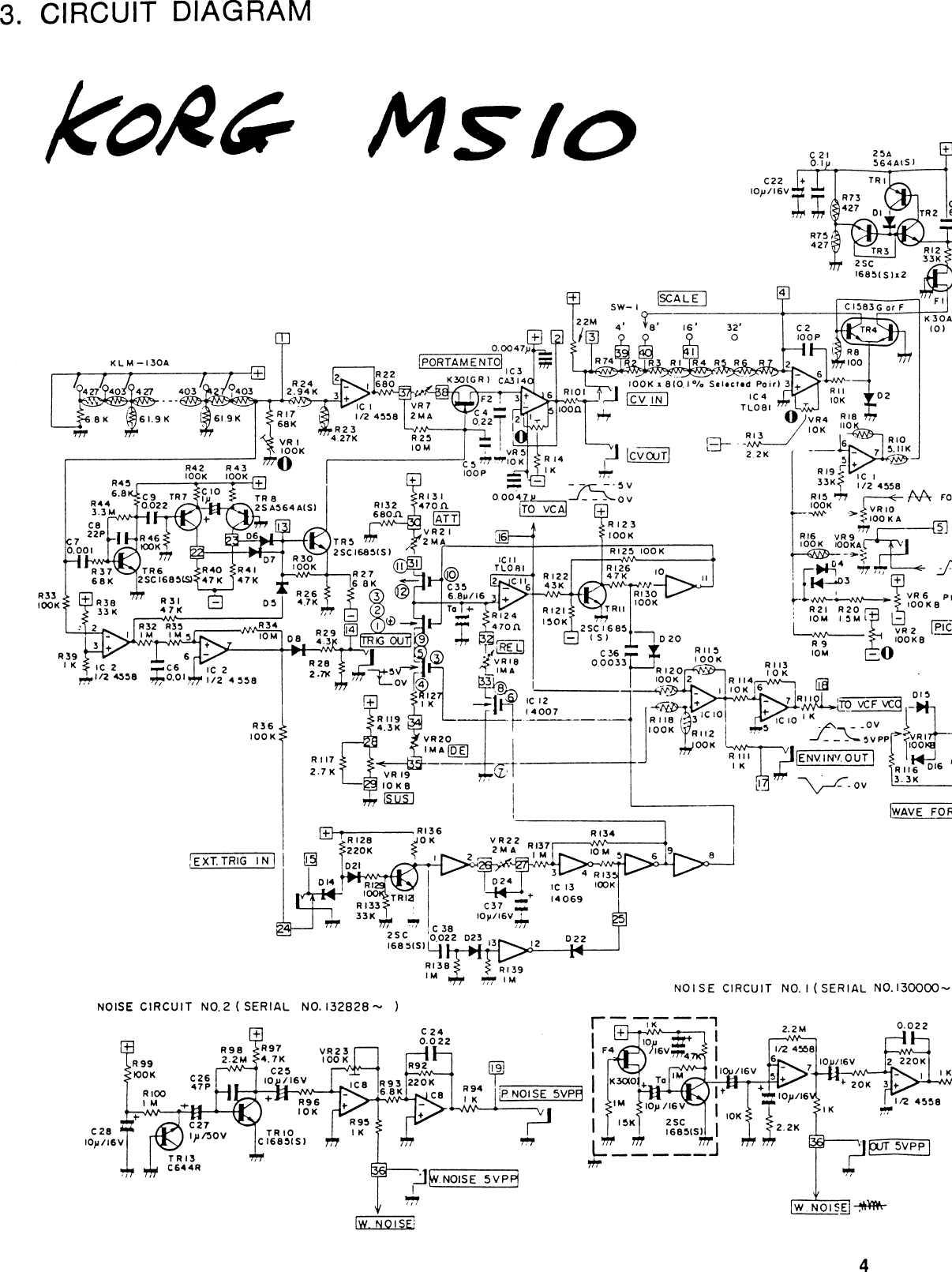 Page 5 of 5 - Korg MS-10 Service Manual MS10