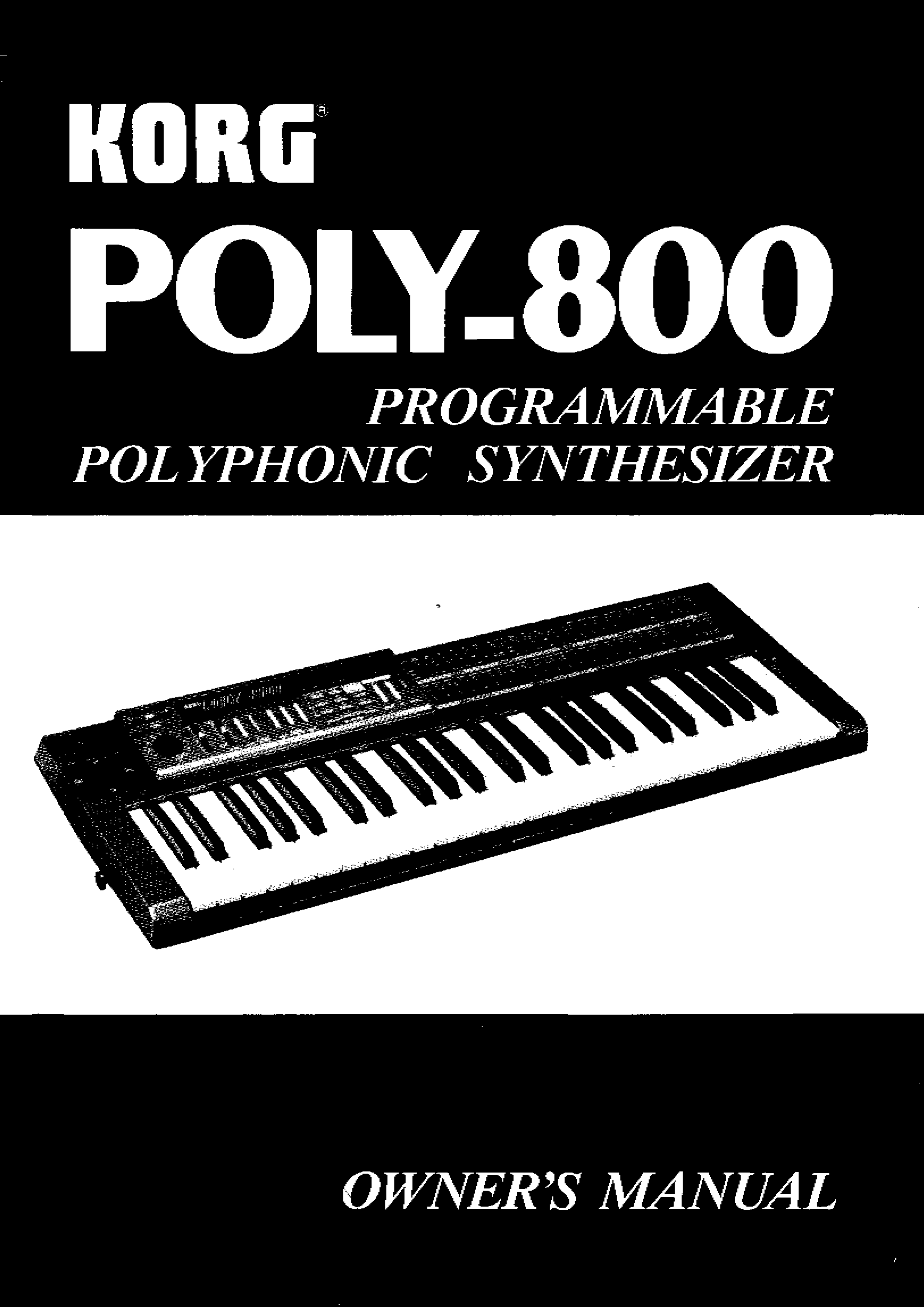 weight of korg poly 800