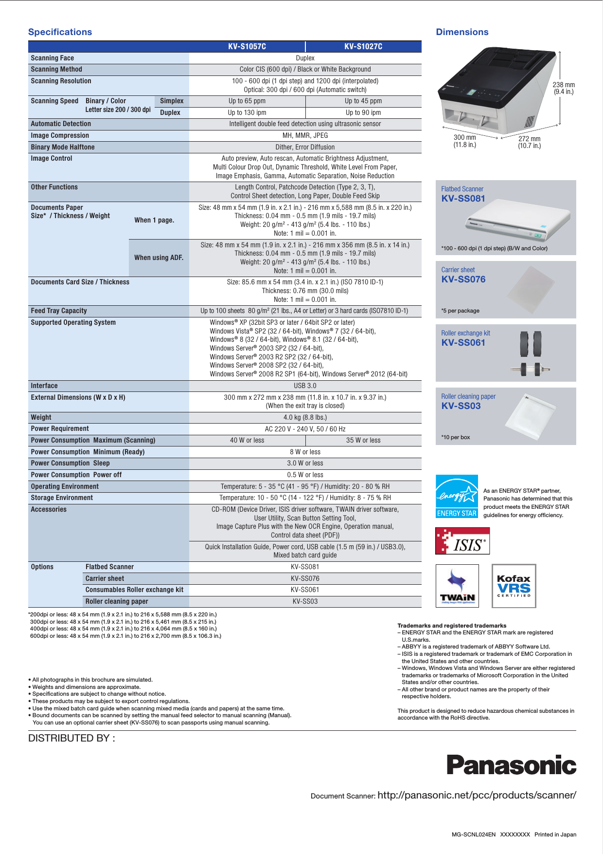 Page 2 of 2 - Kvs1057Cu S1057c_A4_omo1001 User Manual