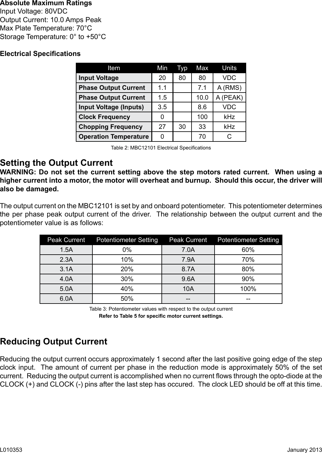 Page 4 of 9 - L010353 - MBC12101 Series Users Guide