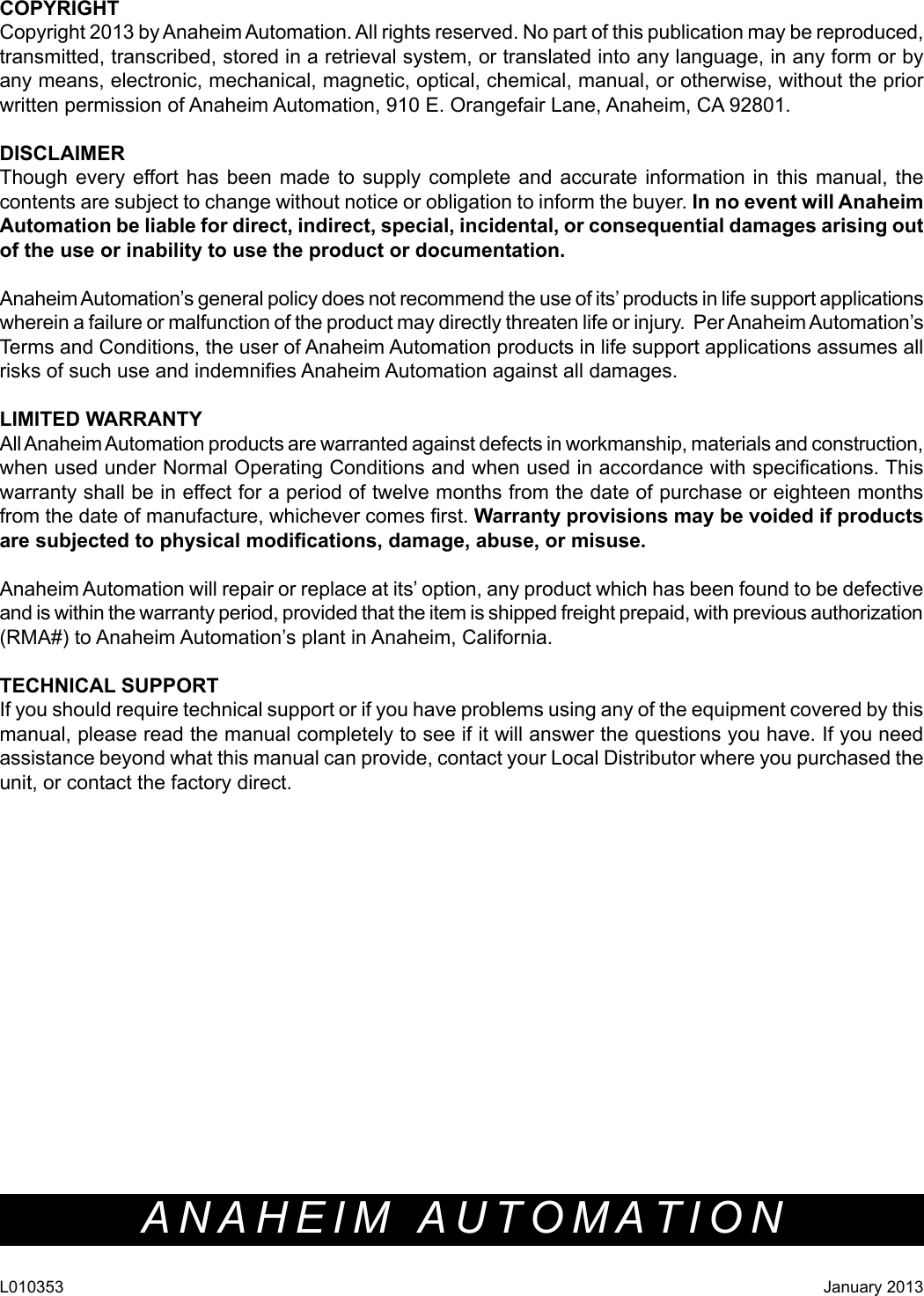 Page 9 of 9 - L010353 - MBC12101 Series Users Guide