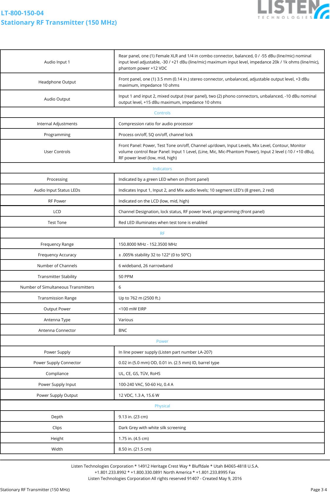 Page 3 of 4 - LT-800-150-04